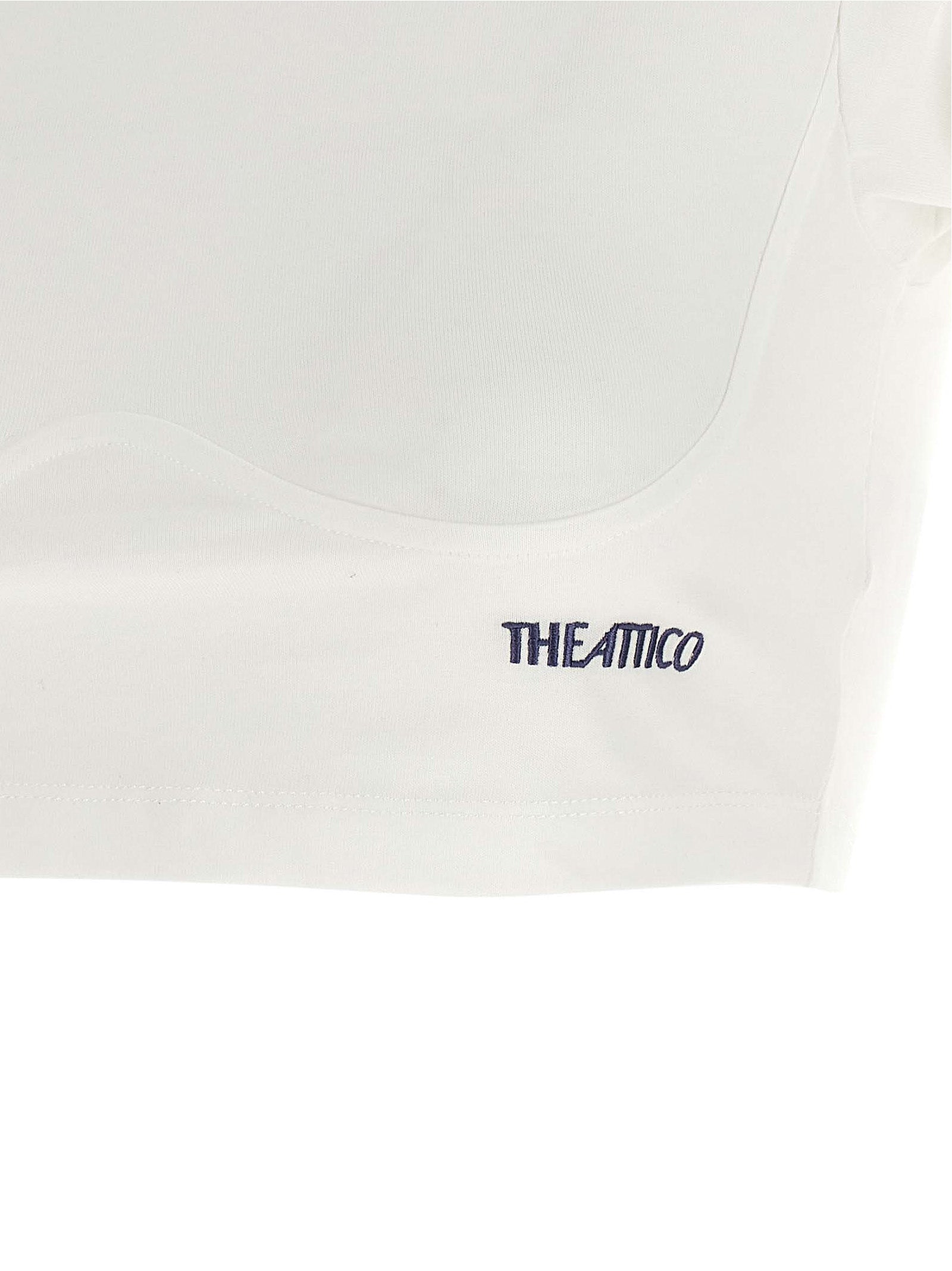 The Attico White Cotton T-Shirt