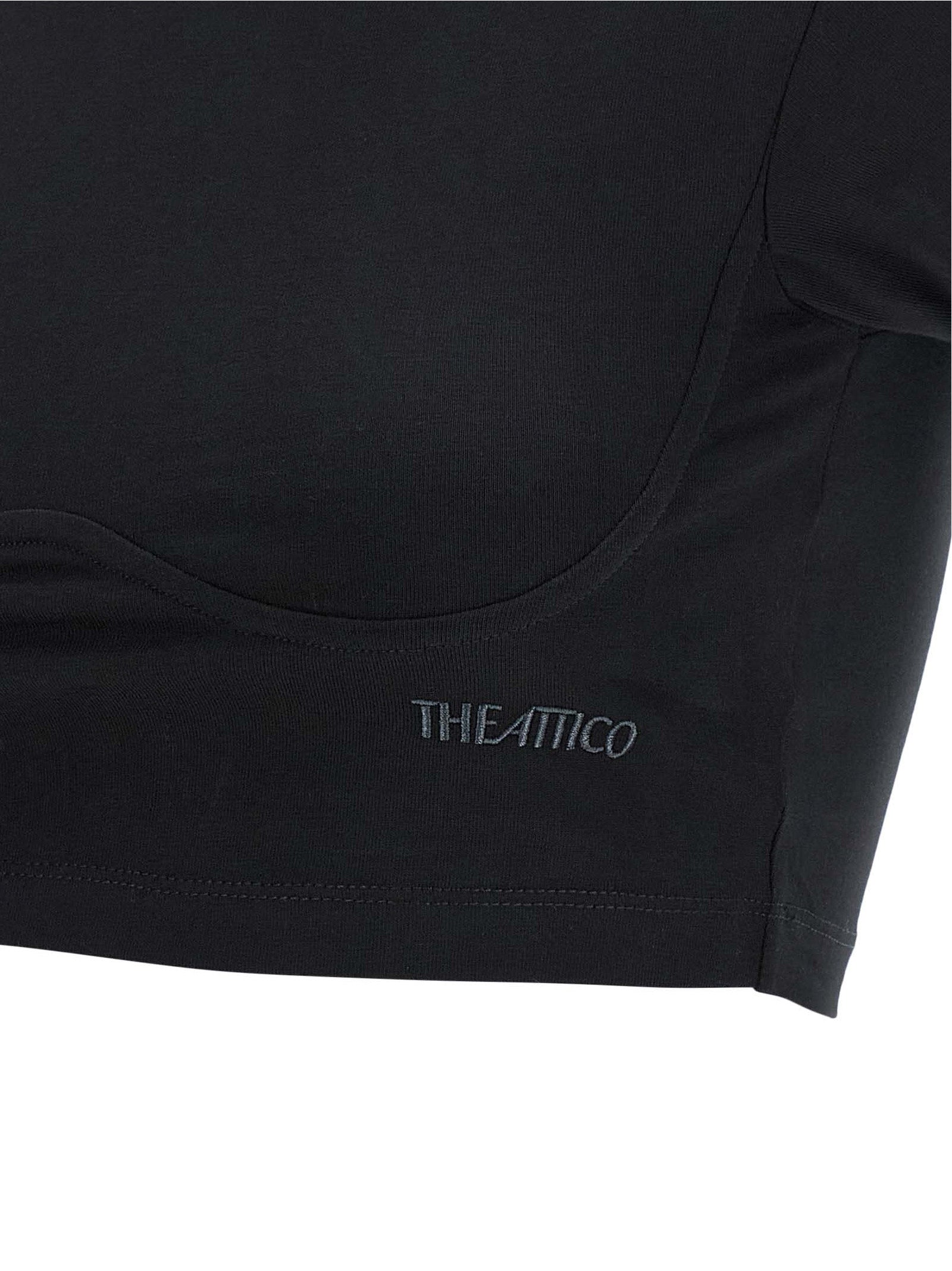 The Attico Black Cotton T-Shirt