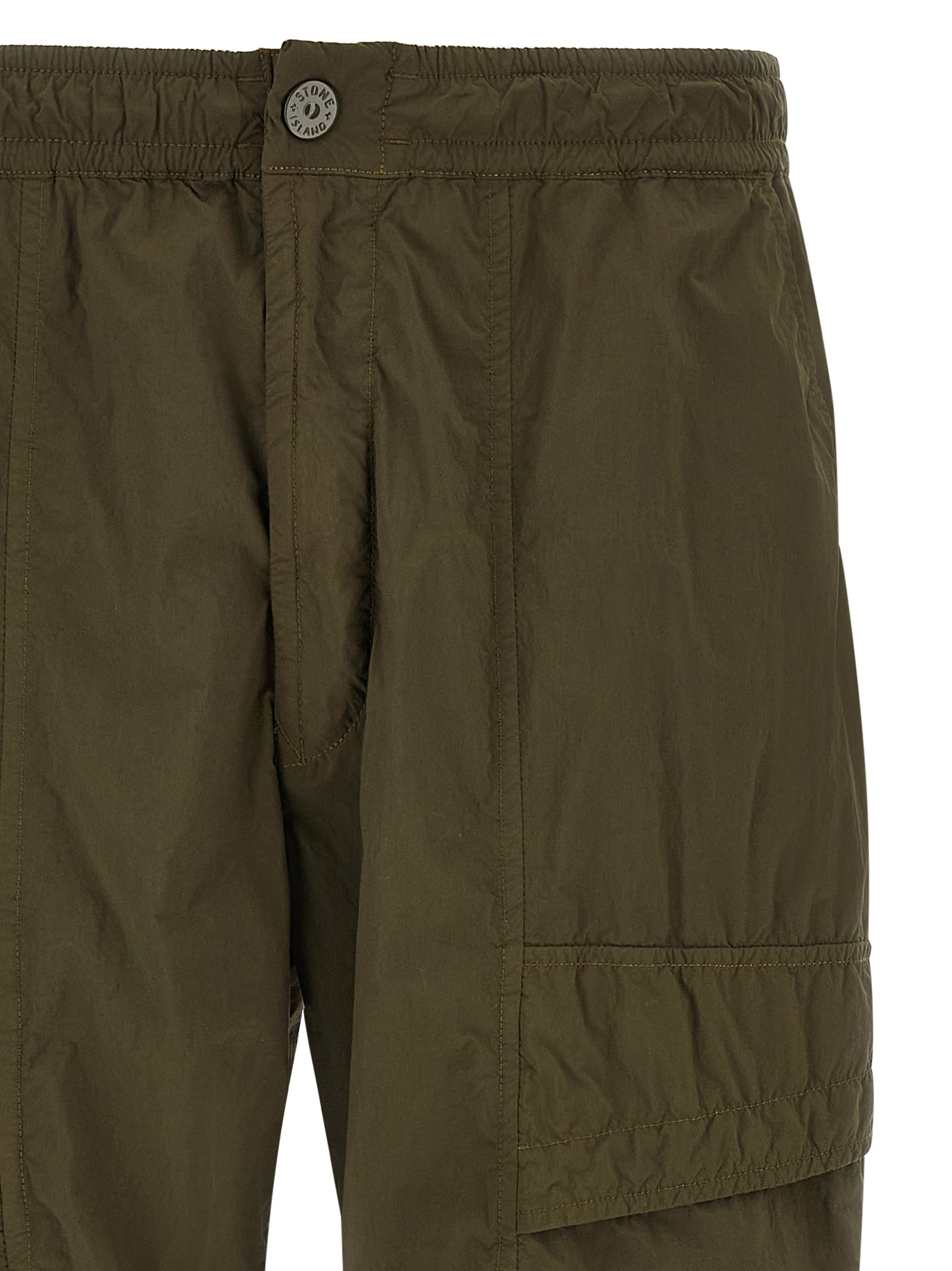 Stone Island Bicolor Polyamide Cargo Pants