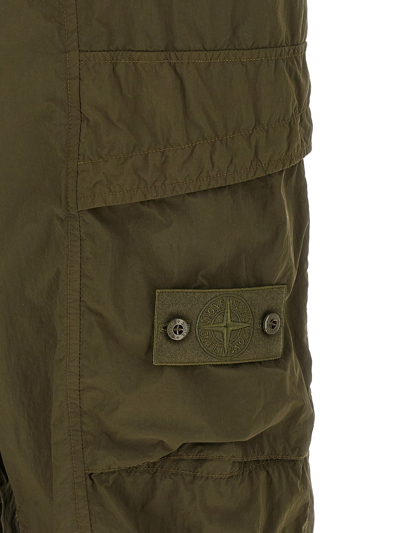 Stone Island Bicolor Polyamide Cargo Pants