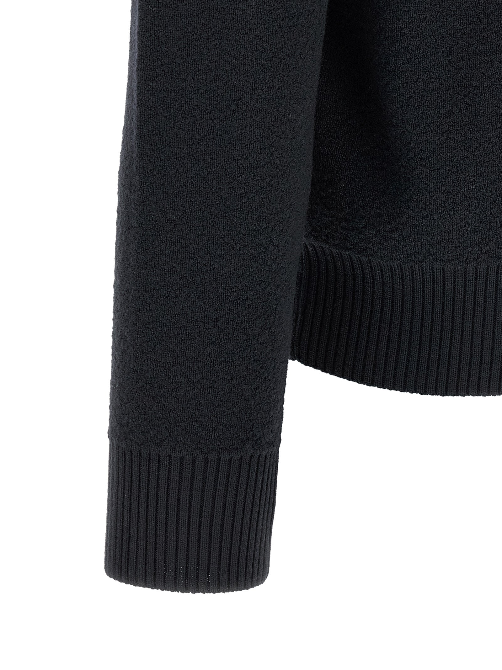 Stone Island Blue Virgin Wool Cardigan