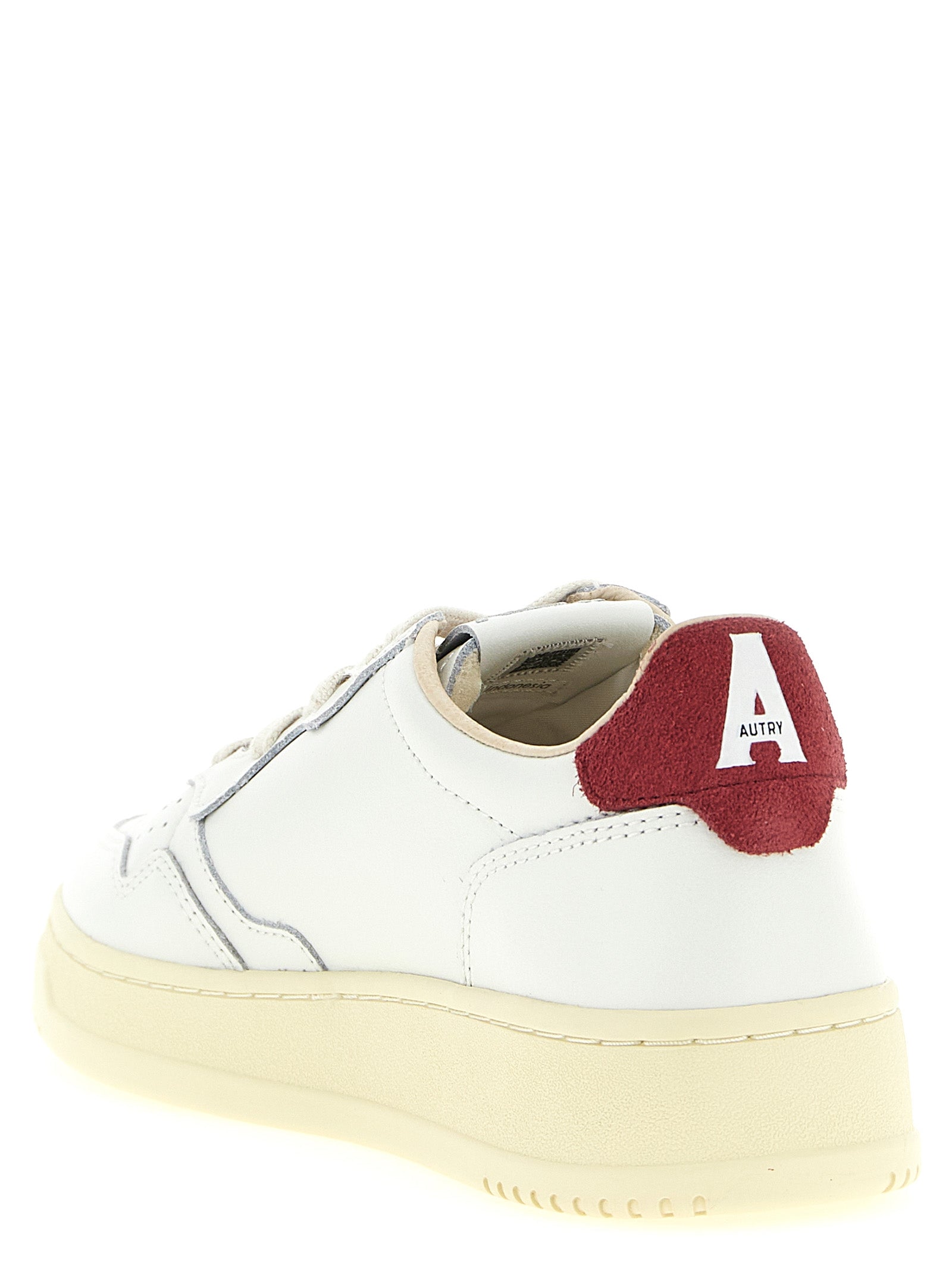Autry Bordeaux Cowhide Athletic Sneakers