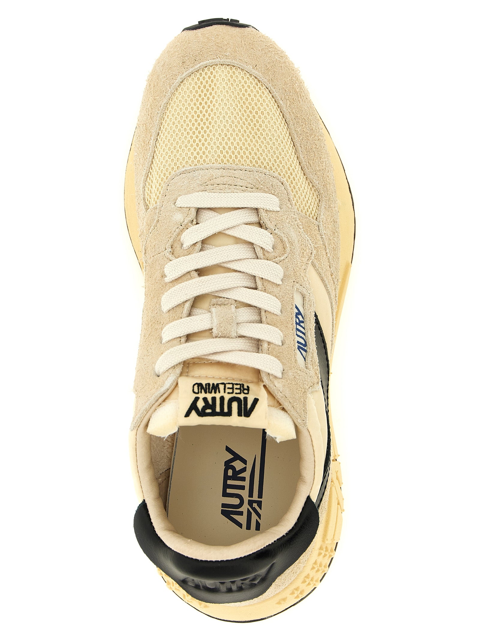 Autry Black Nylon Athletic Sneakers