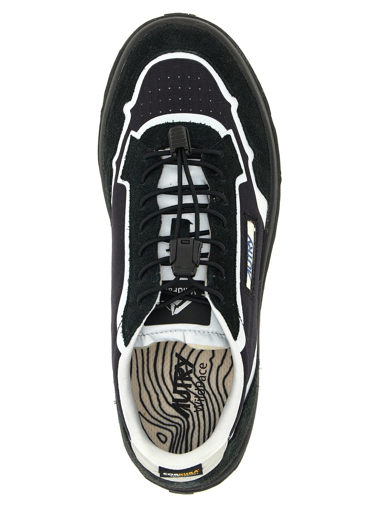 Autry Black Nylon Athletic Sneakers