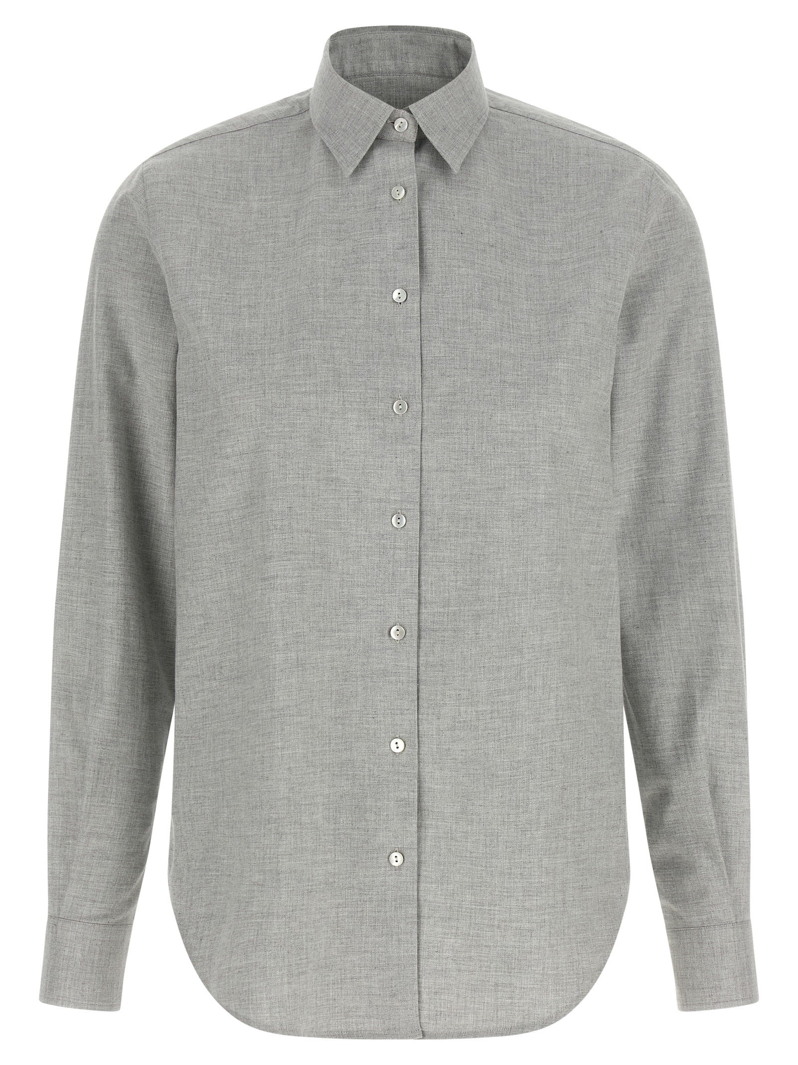 XACUS Gray Cotton Blouse