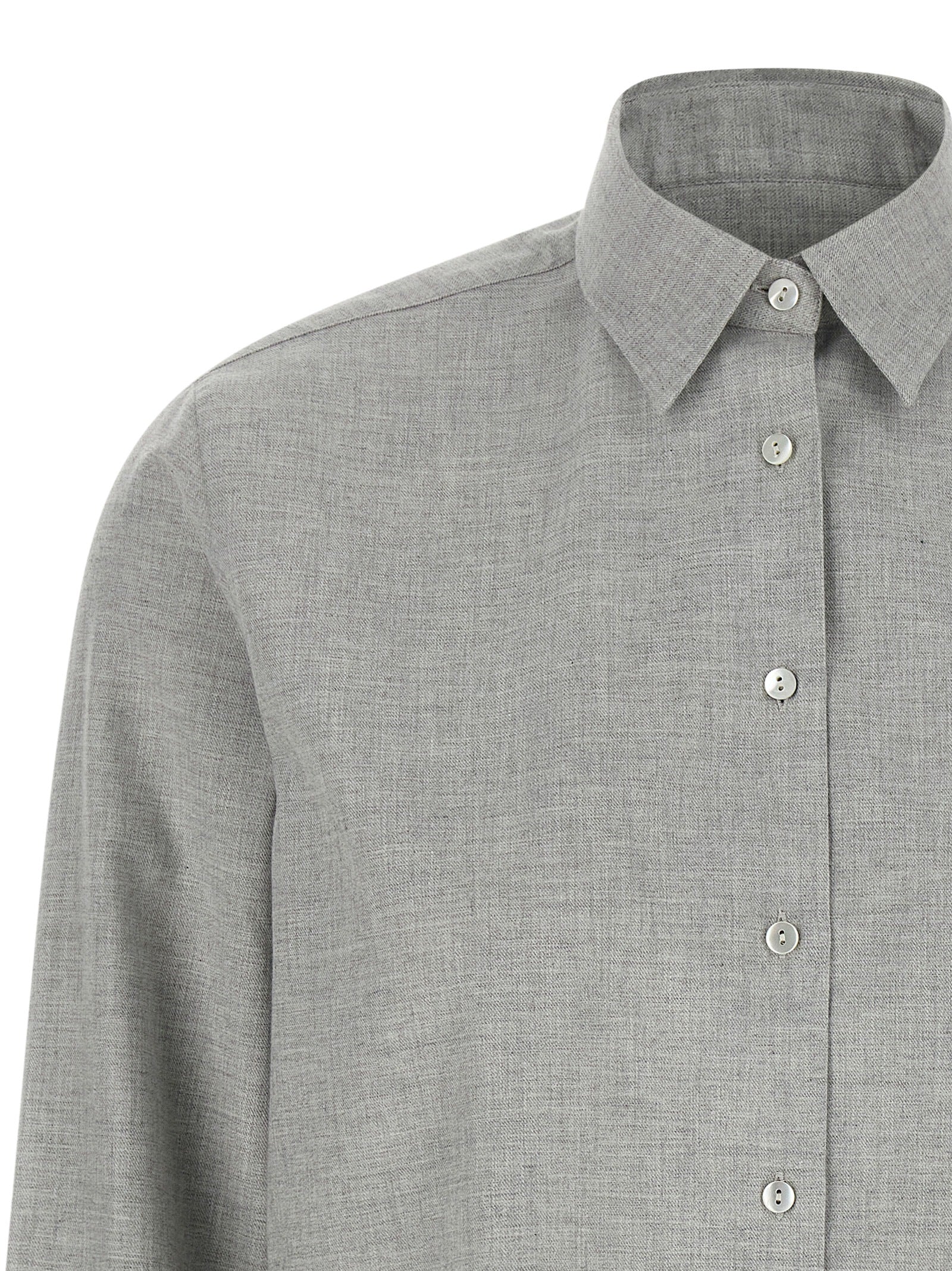 XACUS Gray Cotton Blouse