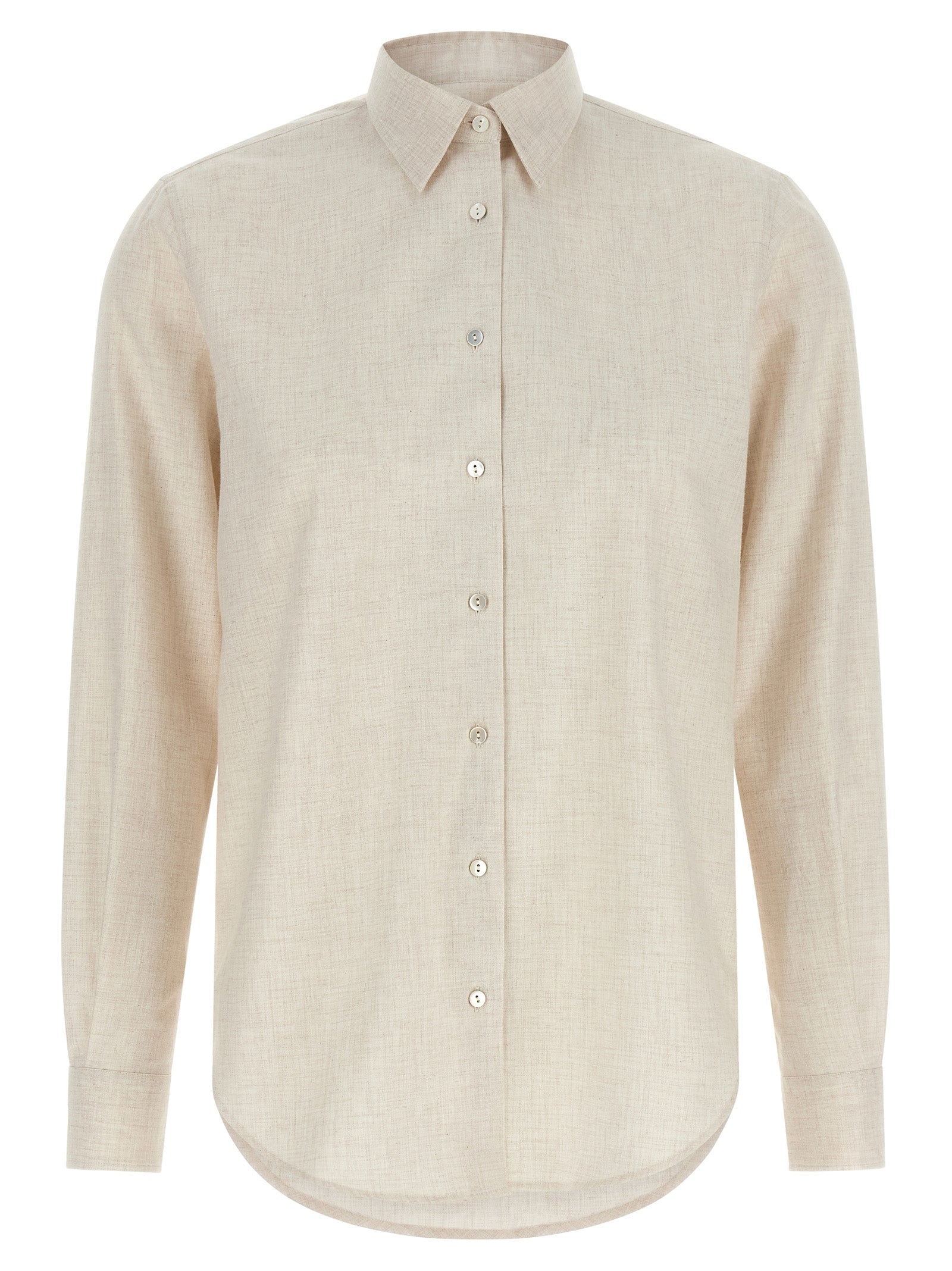 XACUS Beige Cotton Blouse