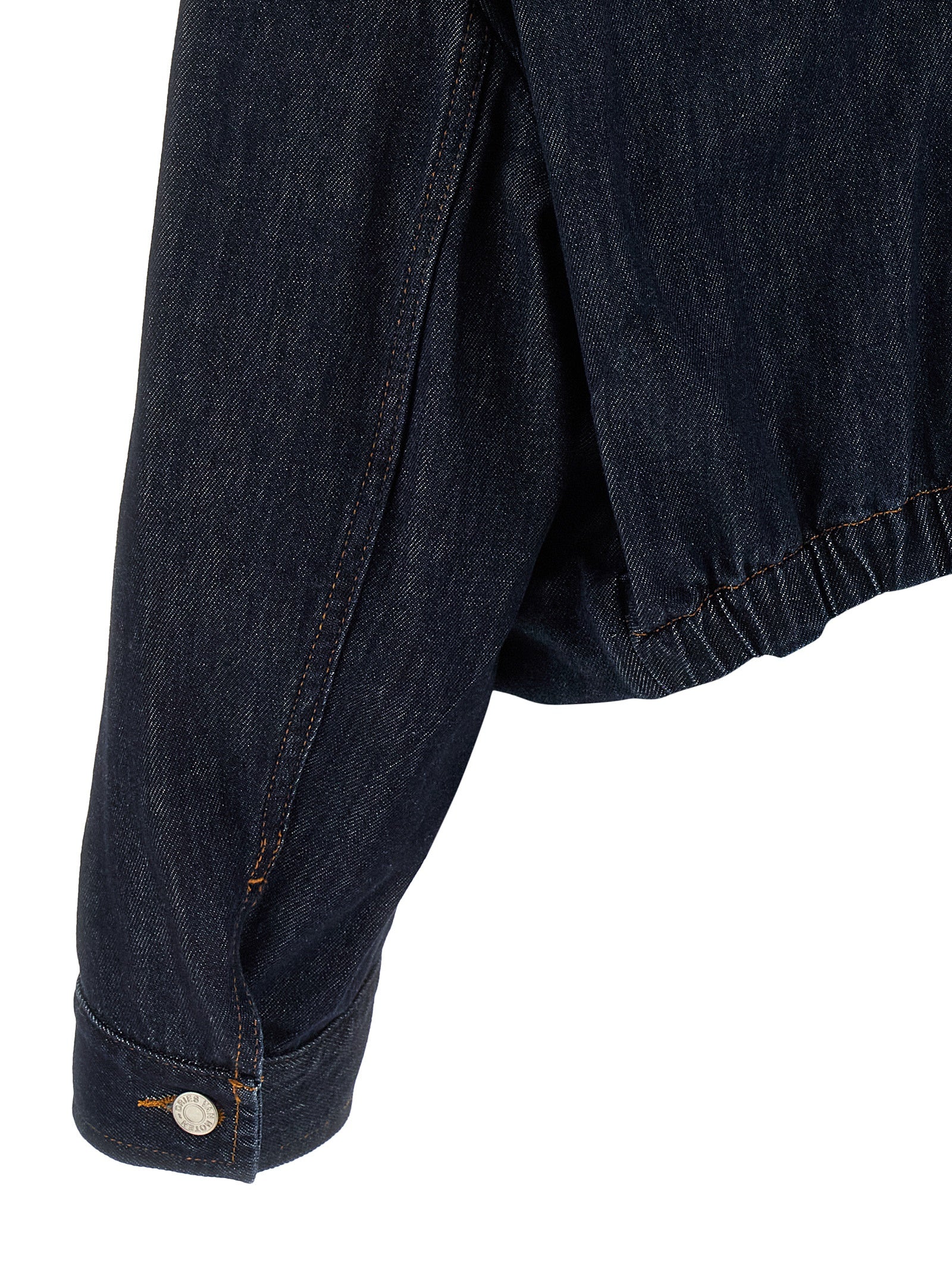 Dries Van Noten Blue Cotton Denim Jacket