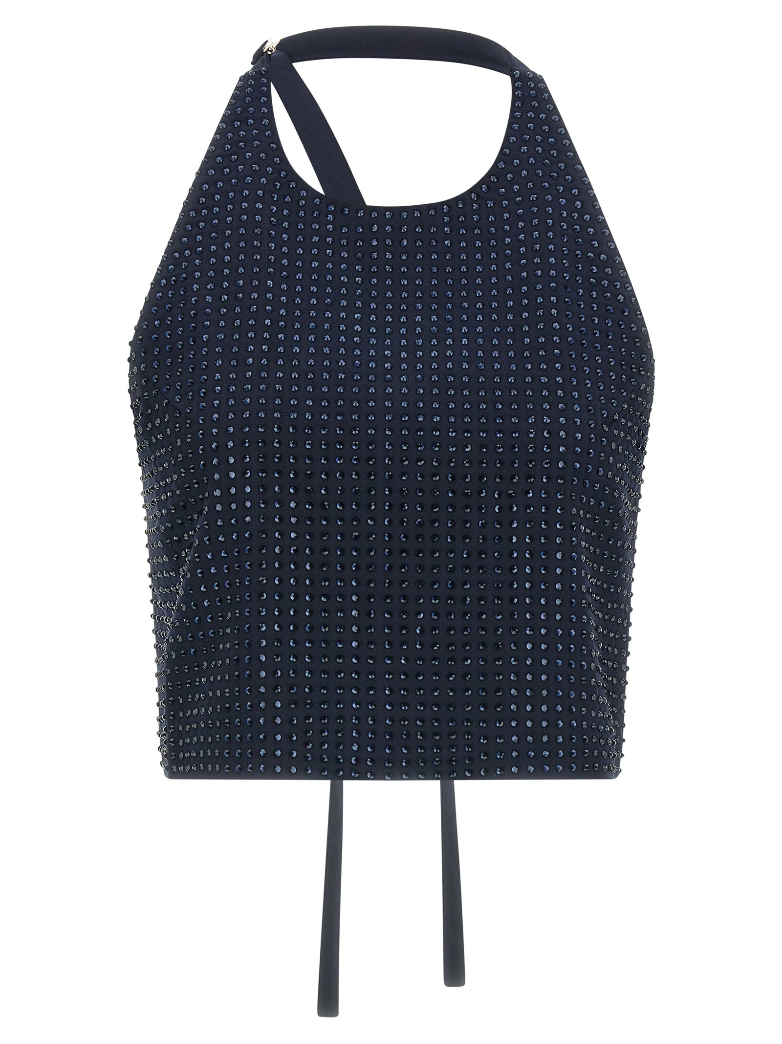PINKO Blue Polyester Tank Tops
