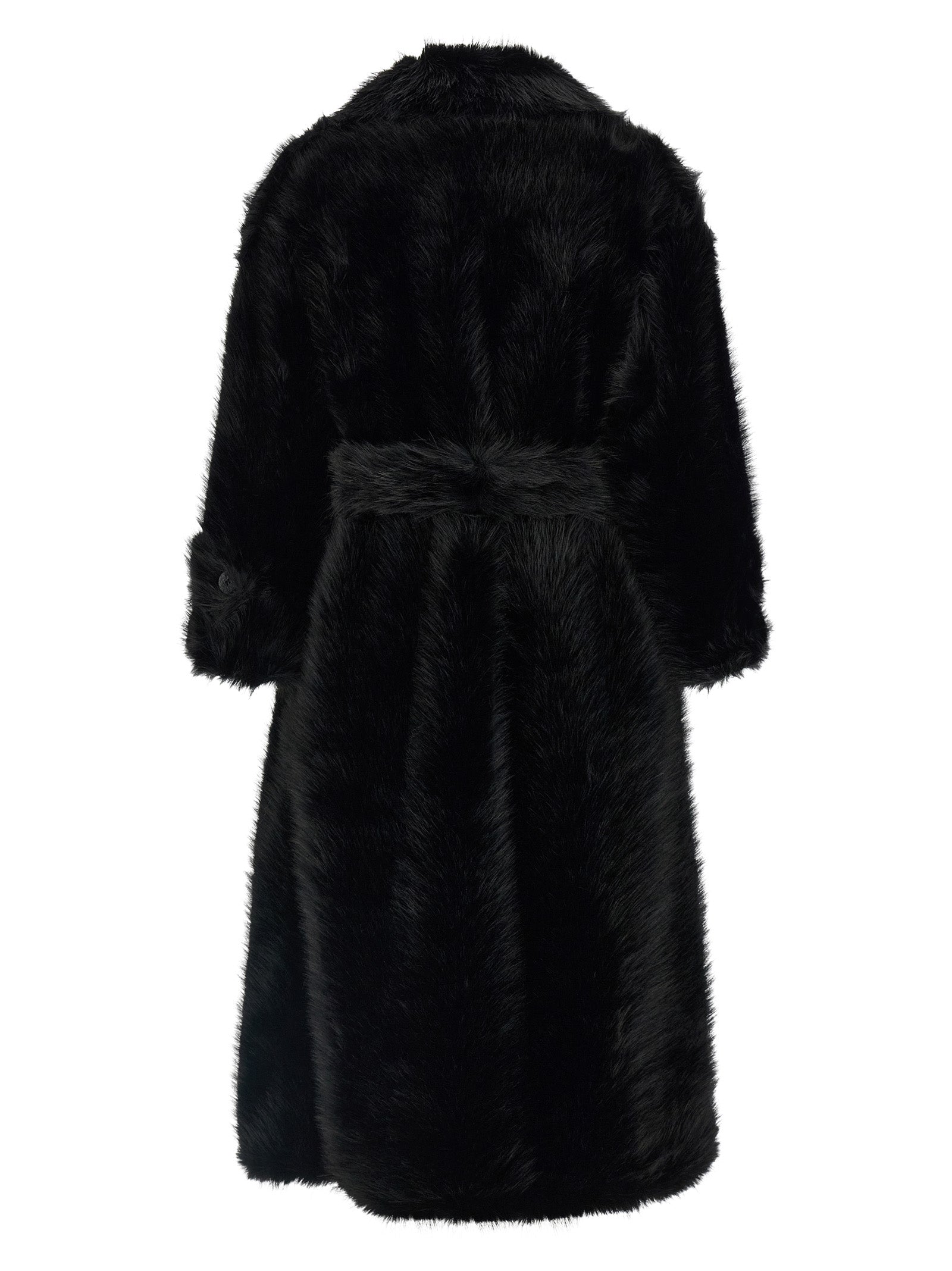 B&B COUTURE Black Polyester Coat