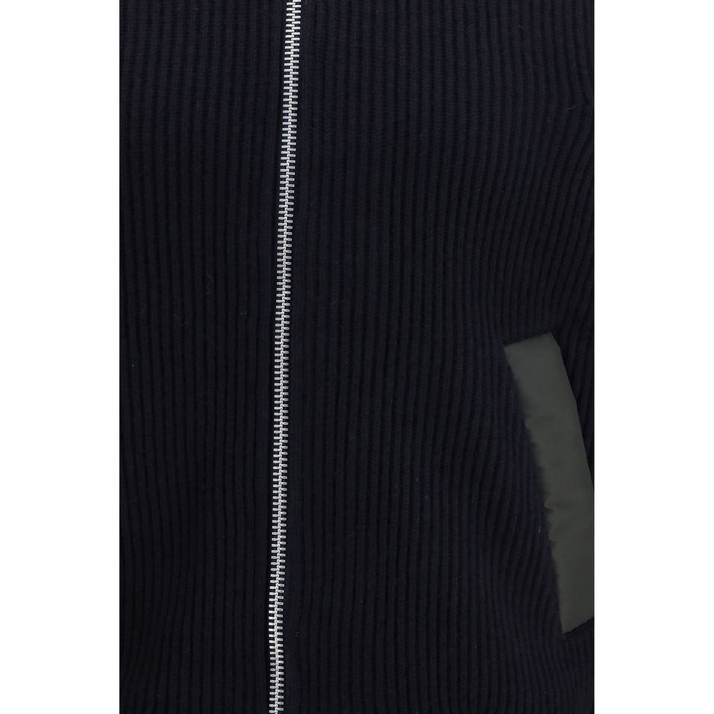 Sacai Blue Wool Oves Aries Sweatshirt