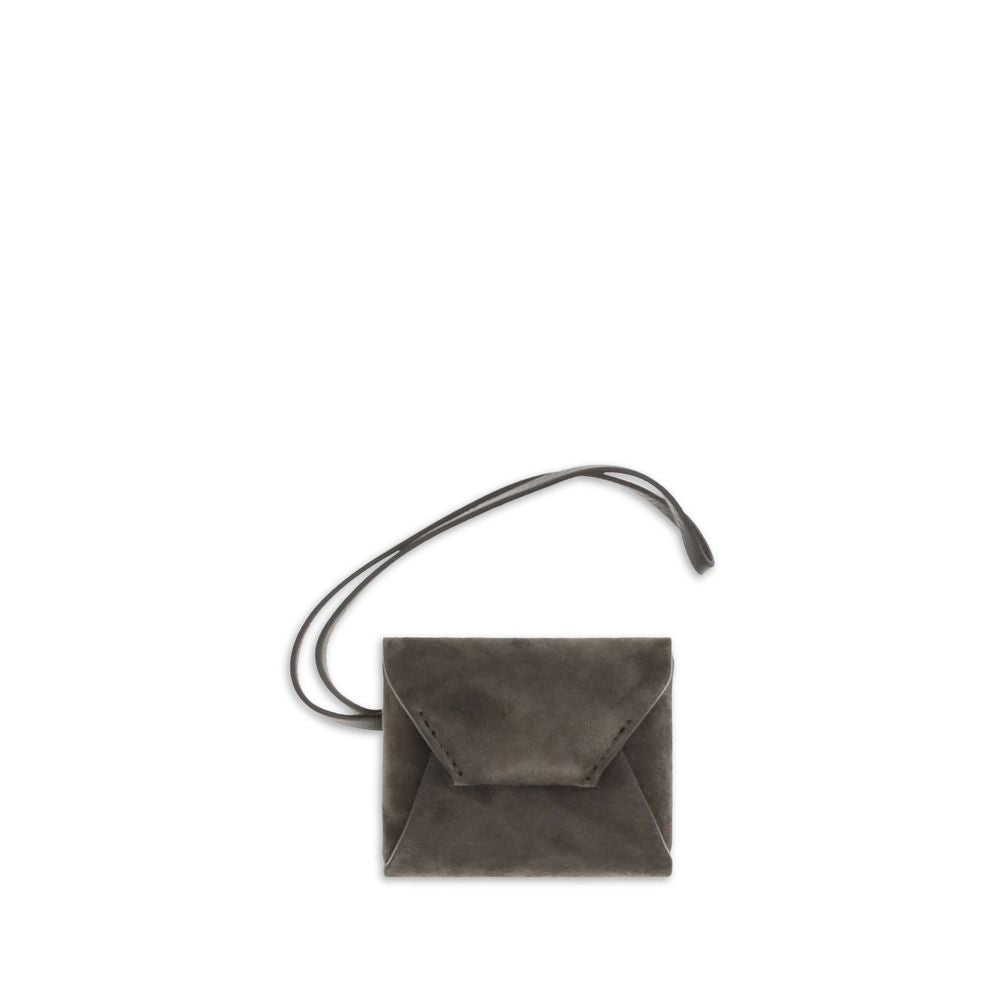 Brunello Cucinelli Brown Calf Leather Bos Taurus Keychain
