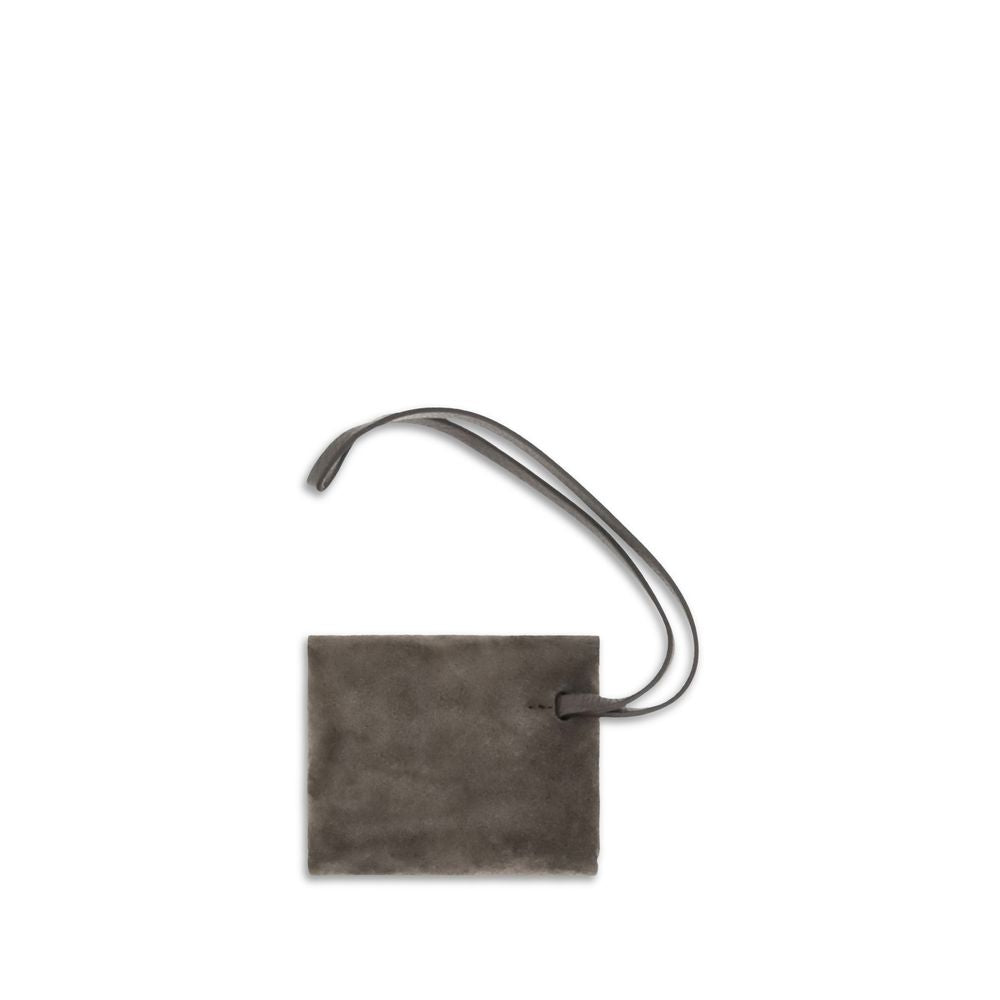 Brunello Cucinelli Brown Calf Leather Bos Taurus Keychain
