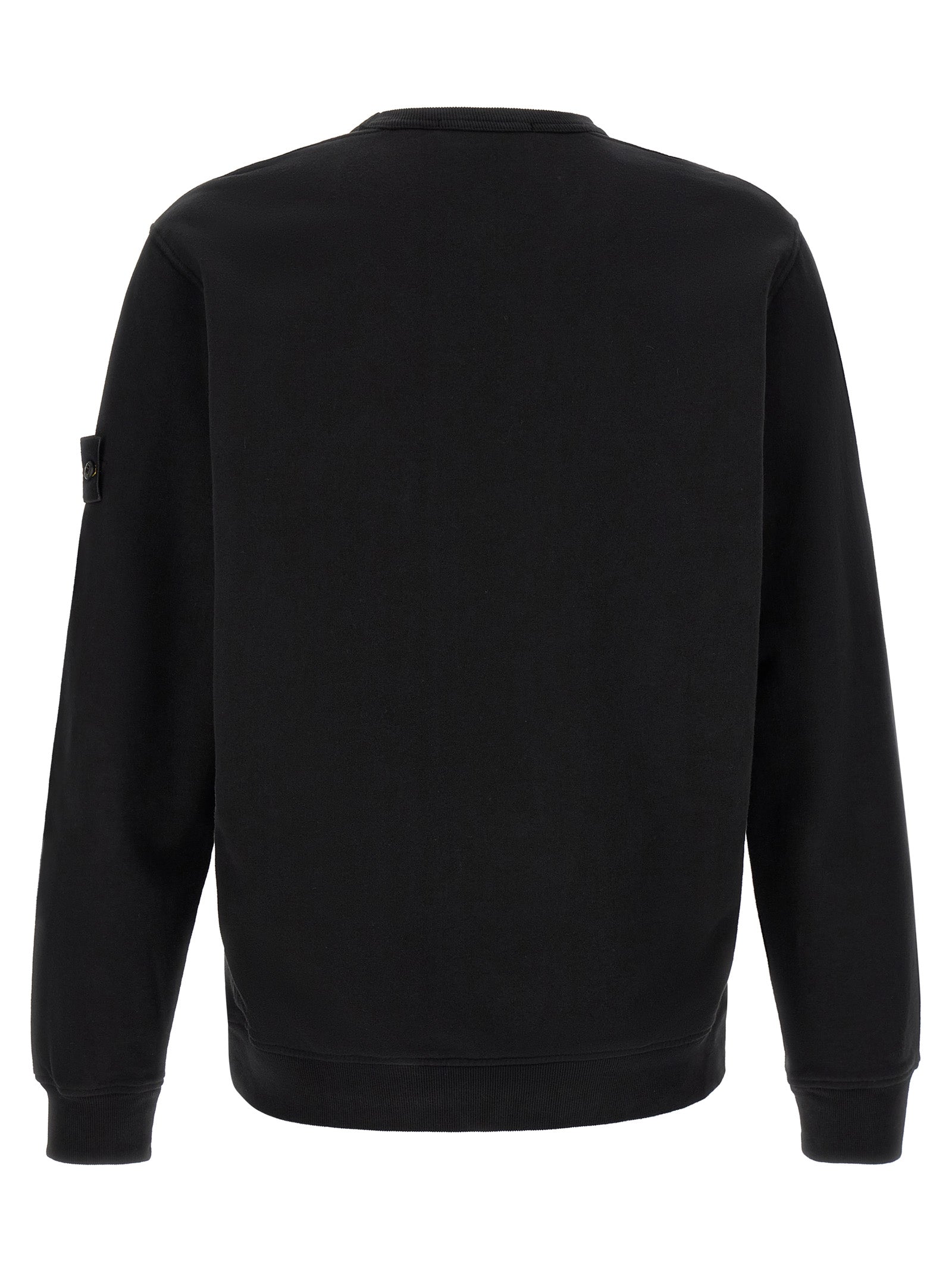 Stone Island Black Cotton Sweatshirt