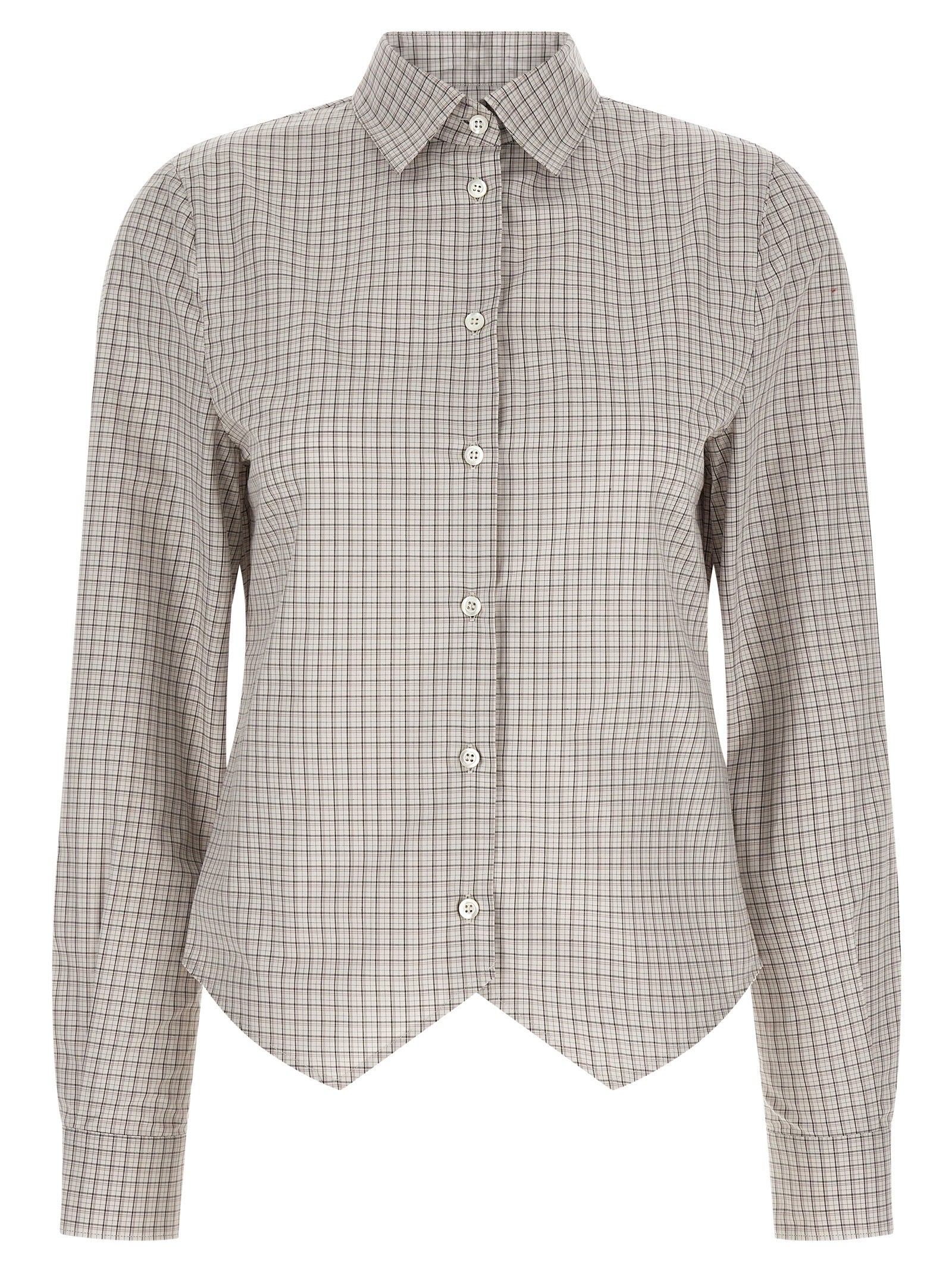 Maison Margiela Beige Cotton Blouse