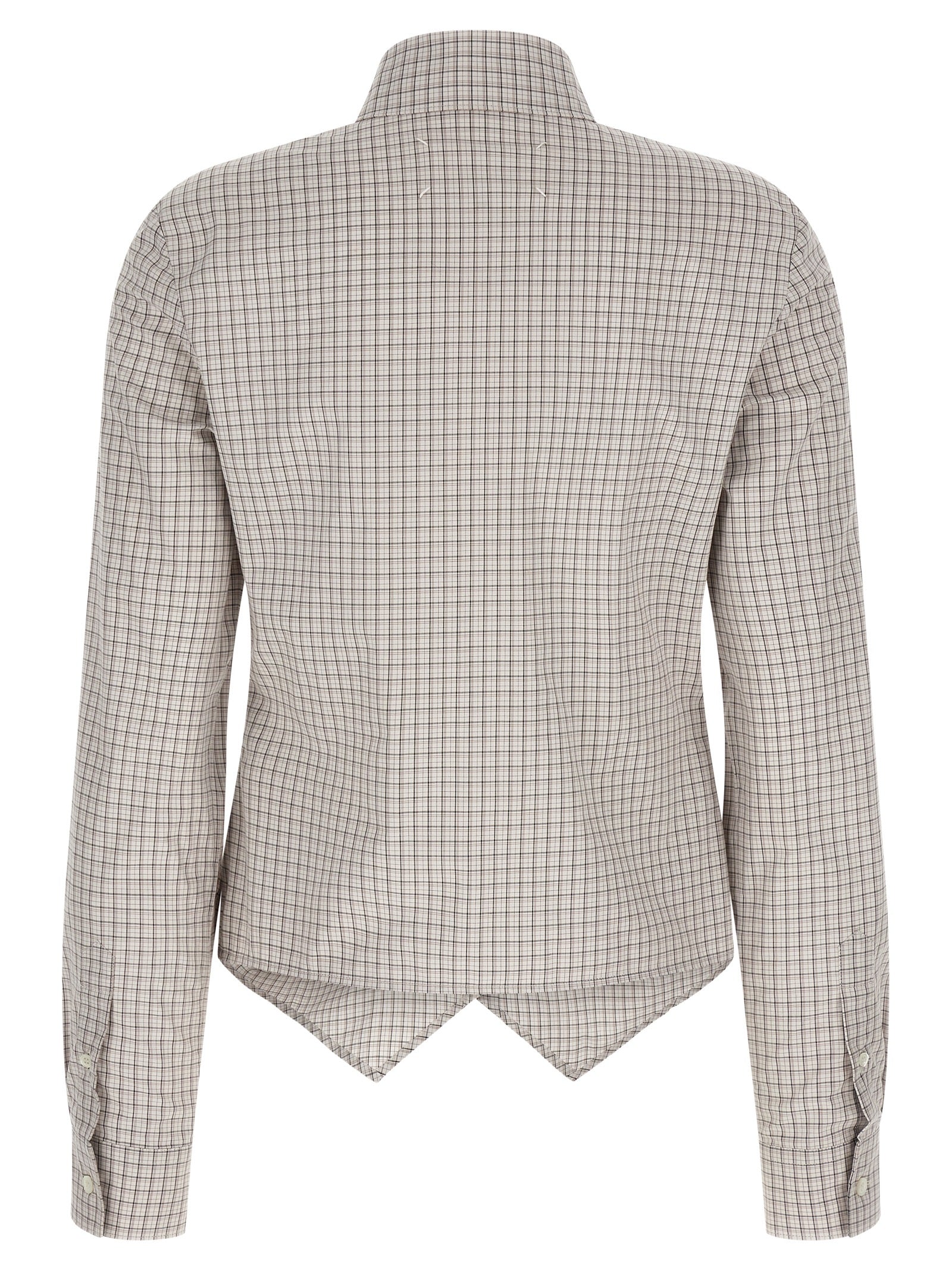 Maison Margiela Beige Cotton Blouse