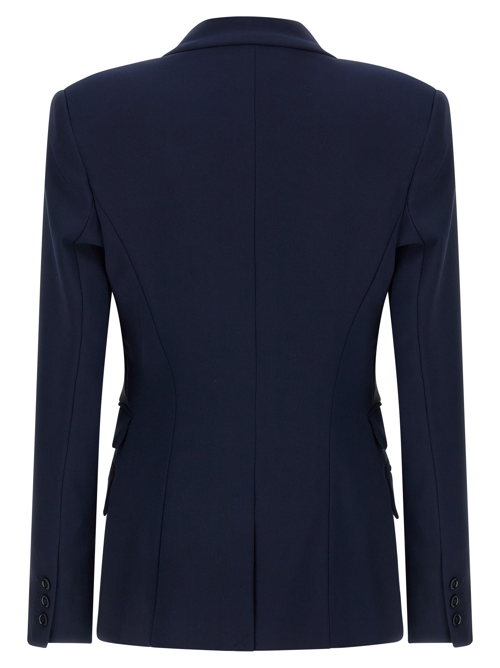 Elisabetta Franchi Blue Polyester Blazer