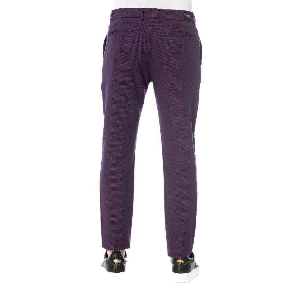 Trussardi Jeans Red Cotton Men's Pant
