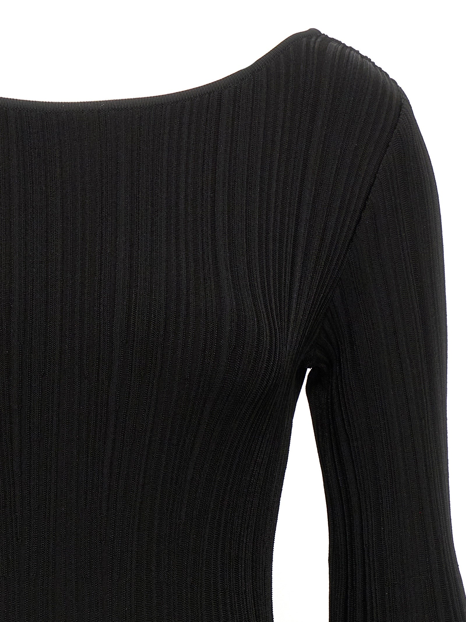 ANTONINO VALENTI Black Viscose Mini Skirt