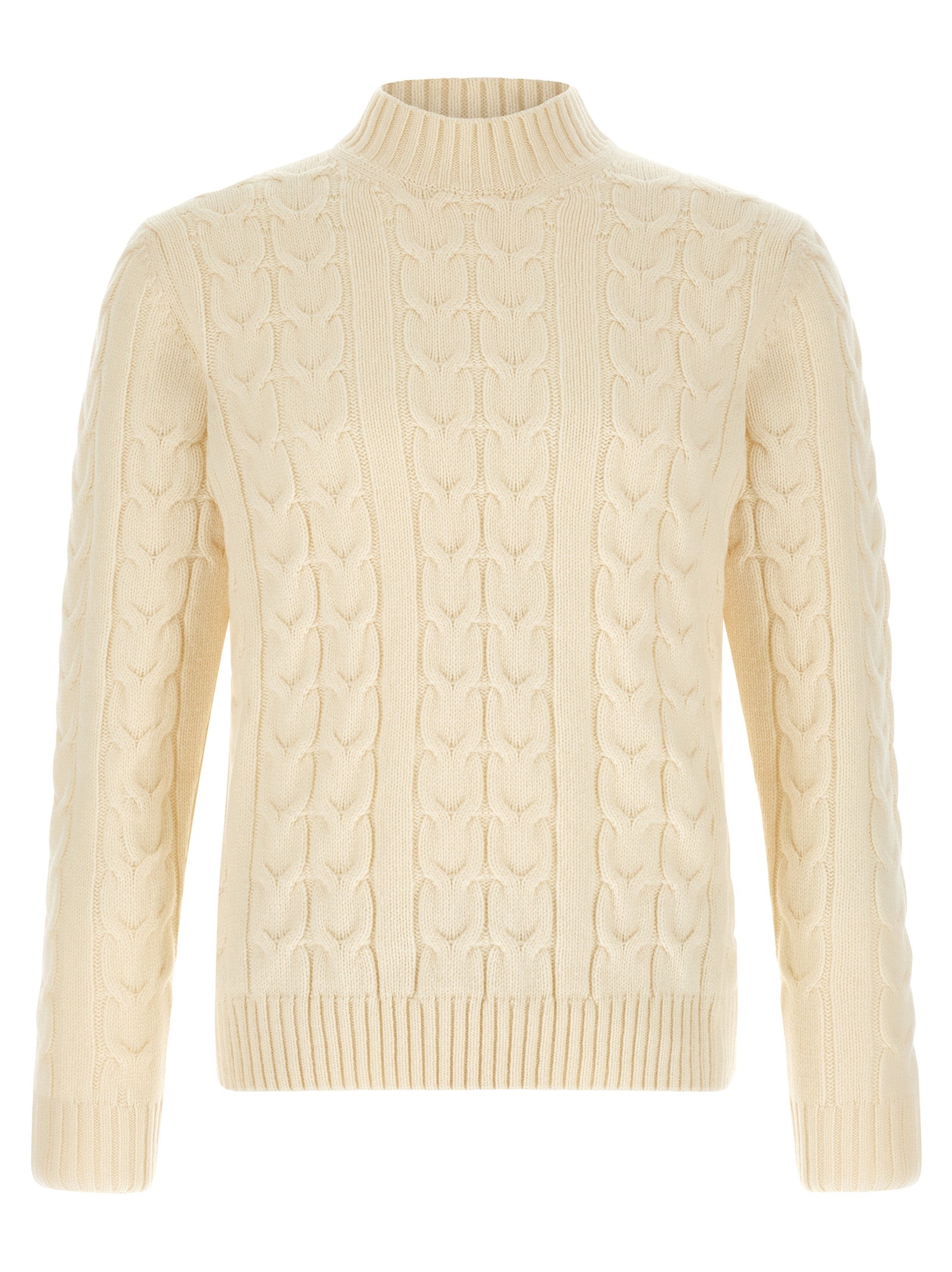 ZANONE White Virgin Wool Cardigan
