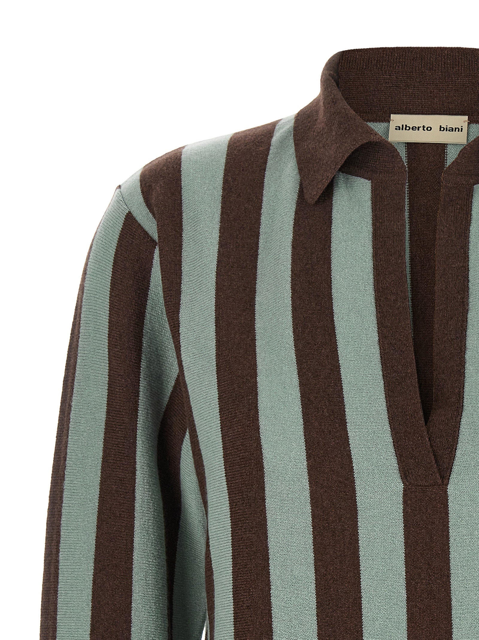Alberto Biani Multicolor Cashmere Polo Shirt