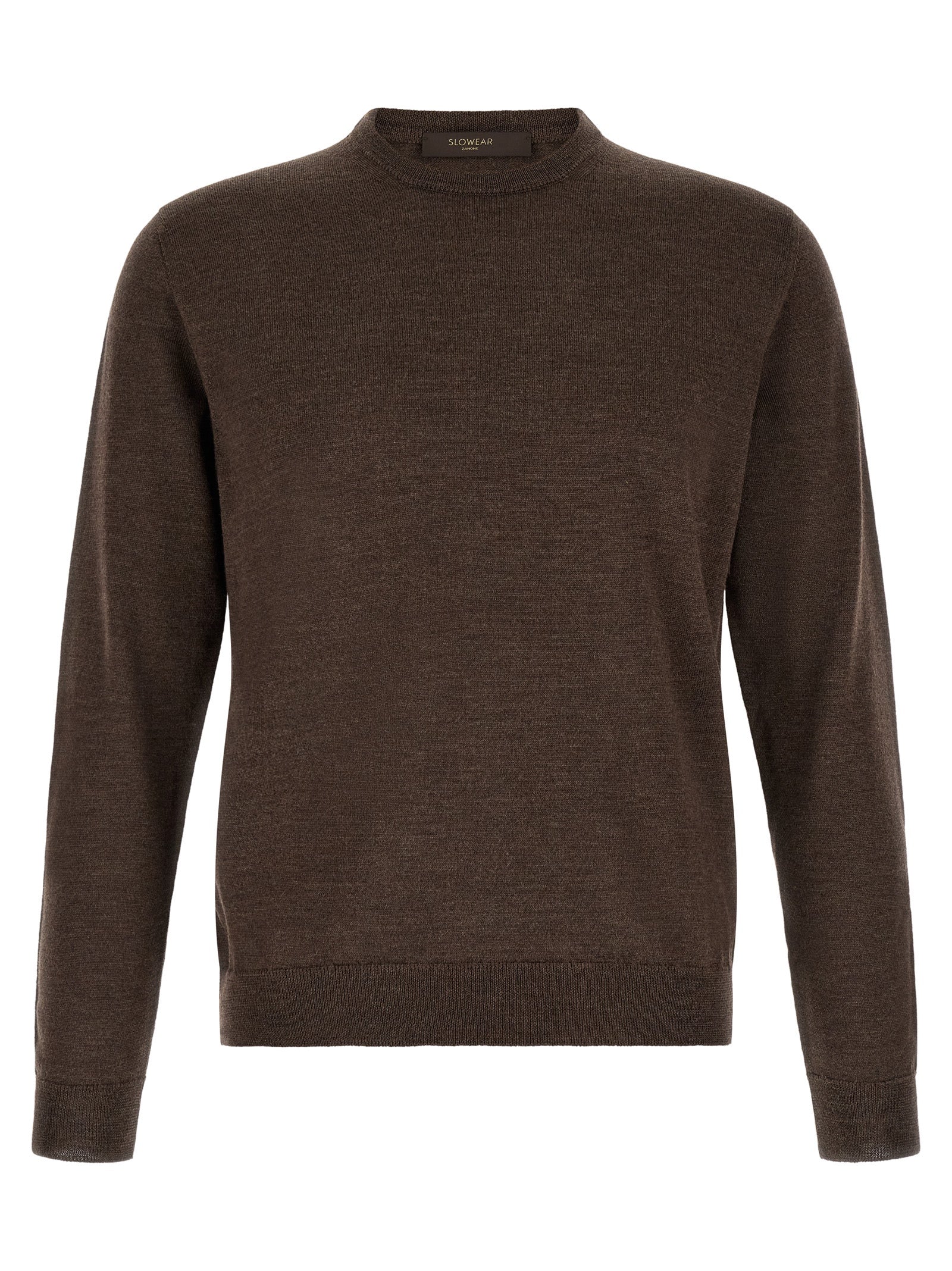 ZANONE Brown Virgin Wool Cardigan