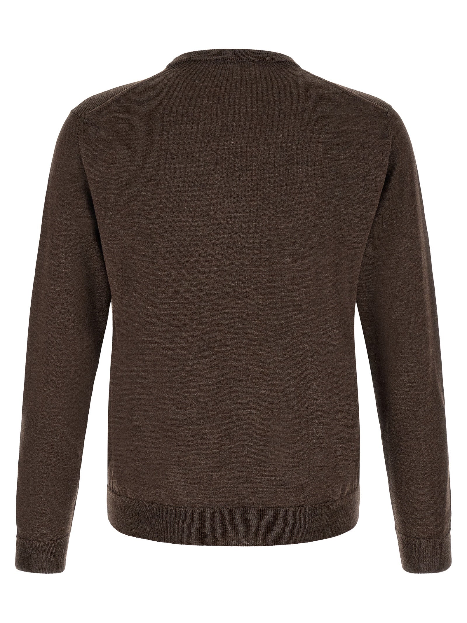 ZANONE Brown Virgin Wool Cardigan