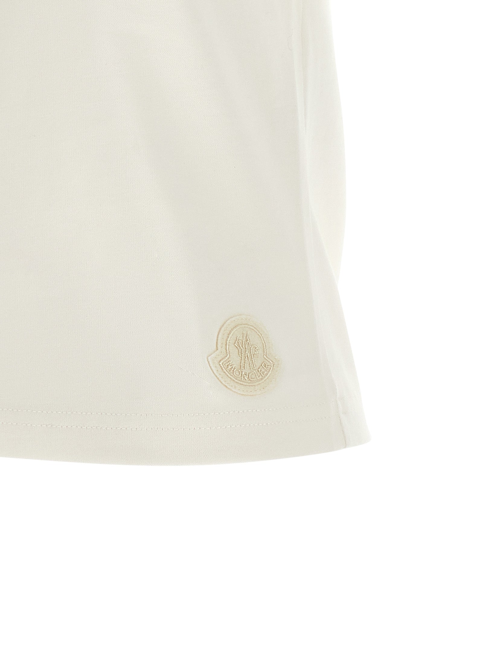 Moncler White Cotton T-Shirt