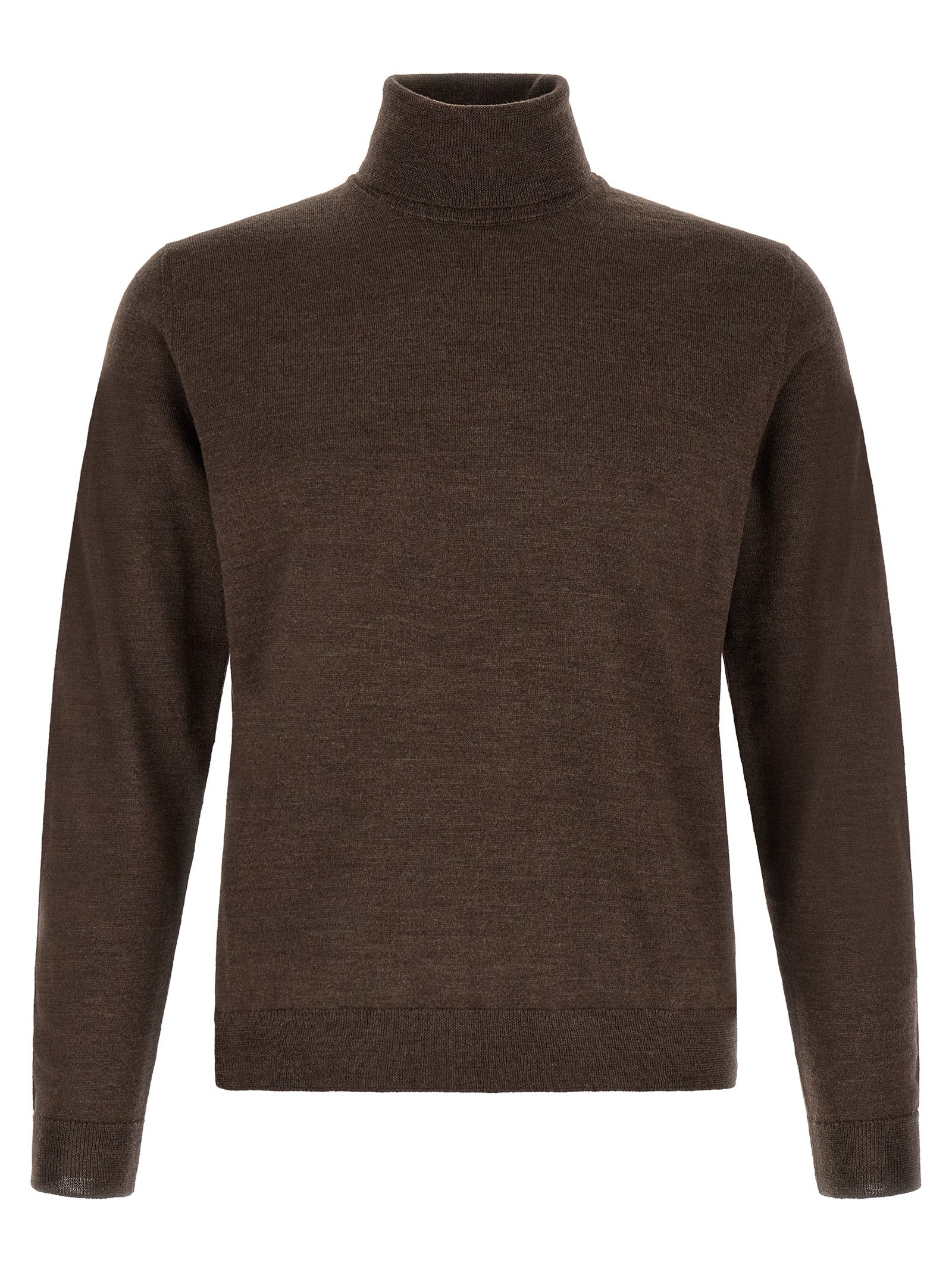 ZANONE Brown Virgin Wool Cardigan