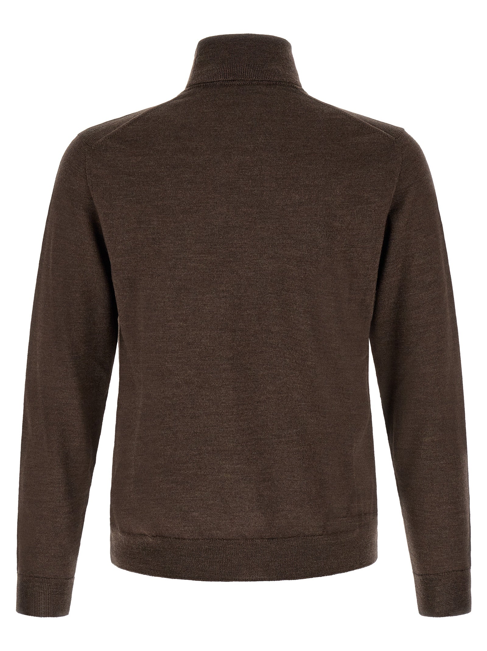 ZANONE Brown Virgin Wool Cardigan