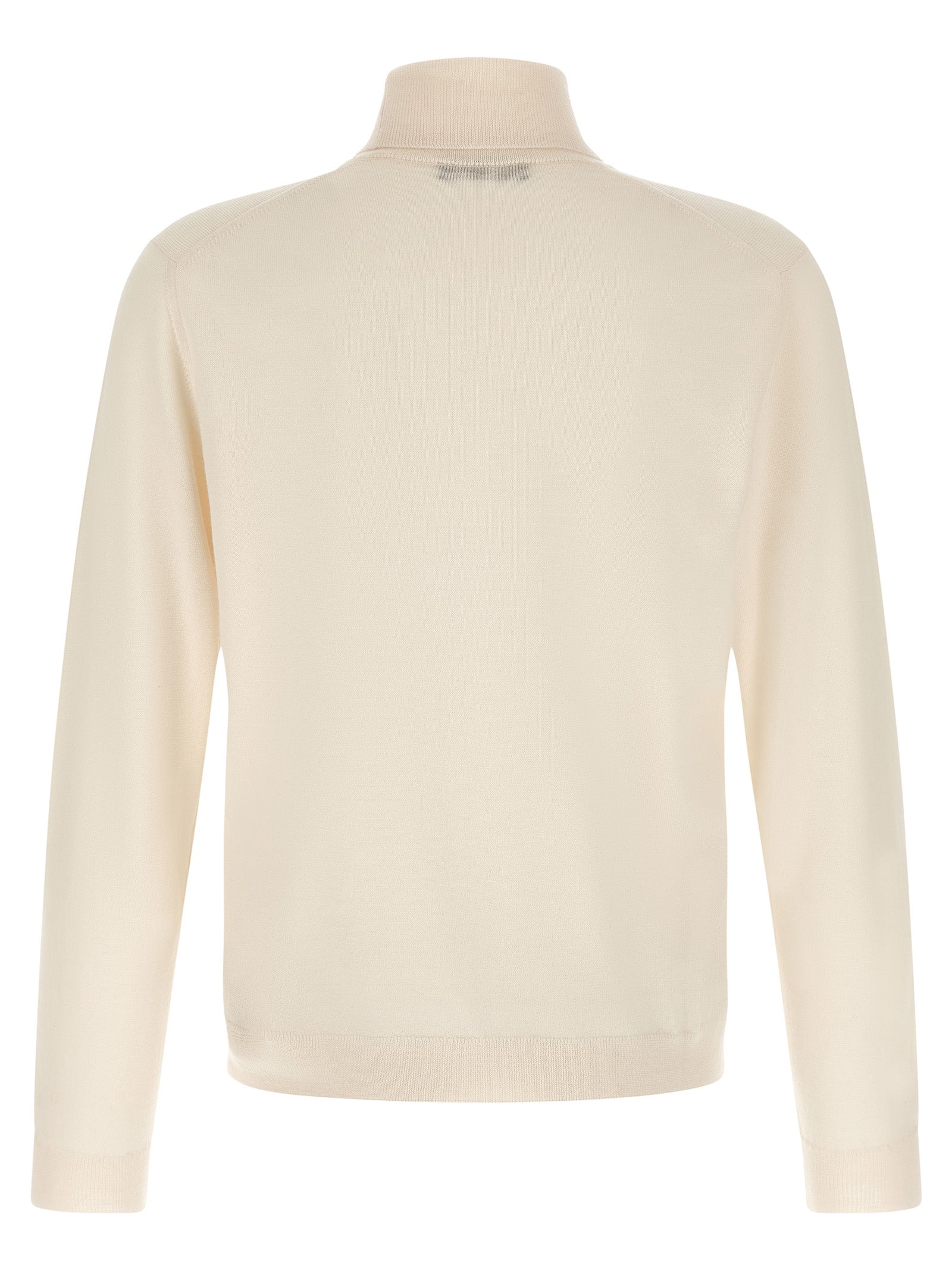 ZANONE White Virgin Wool Cardigan