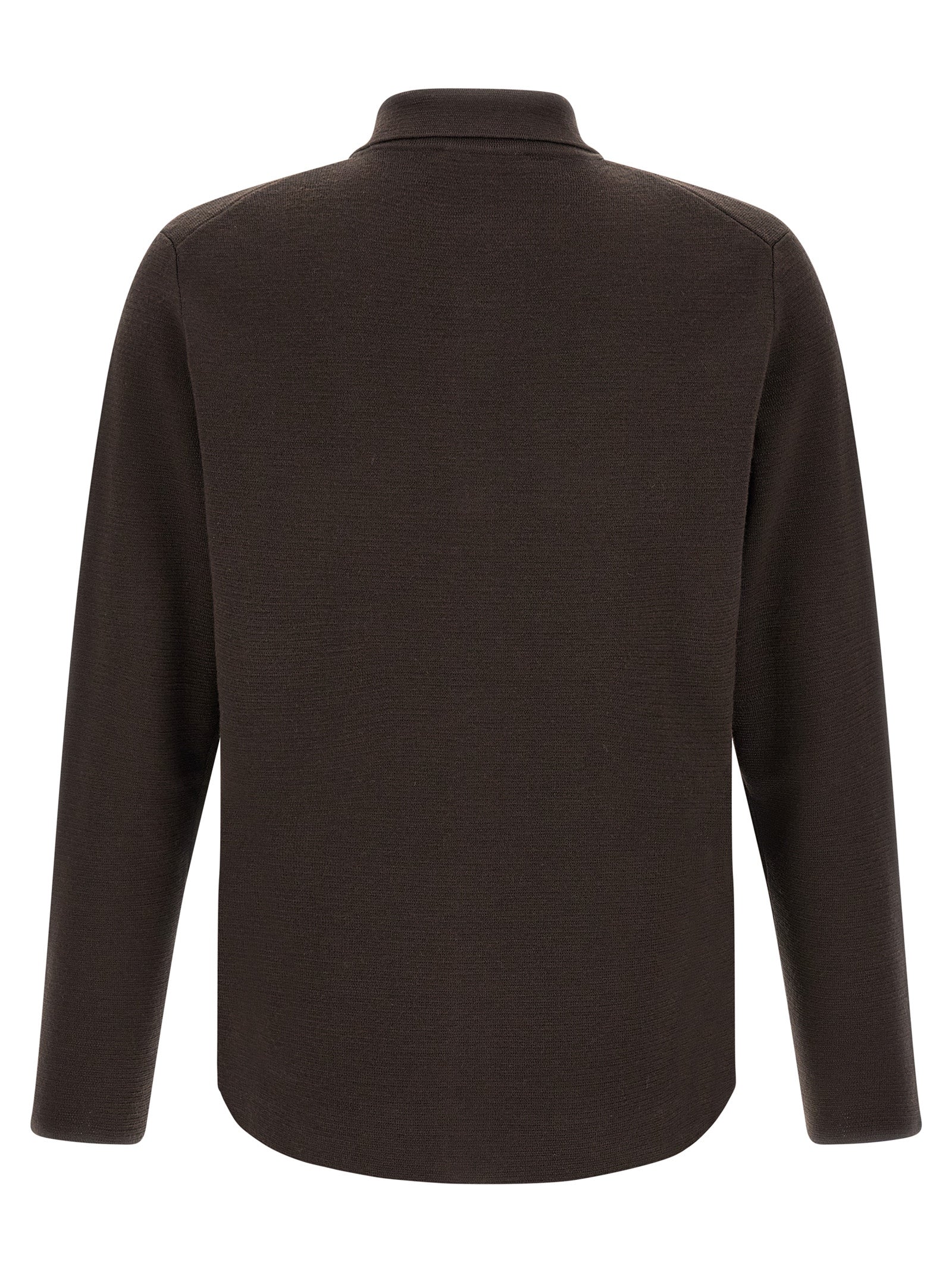 ZANONE Brown Virgin Wool Cardigan