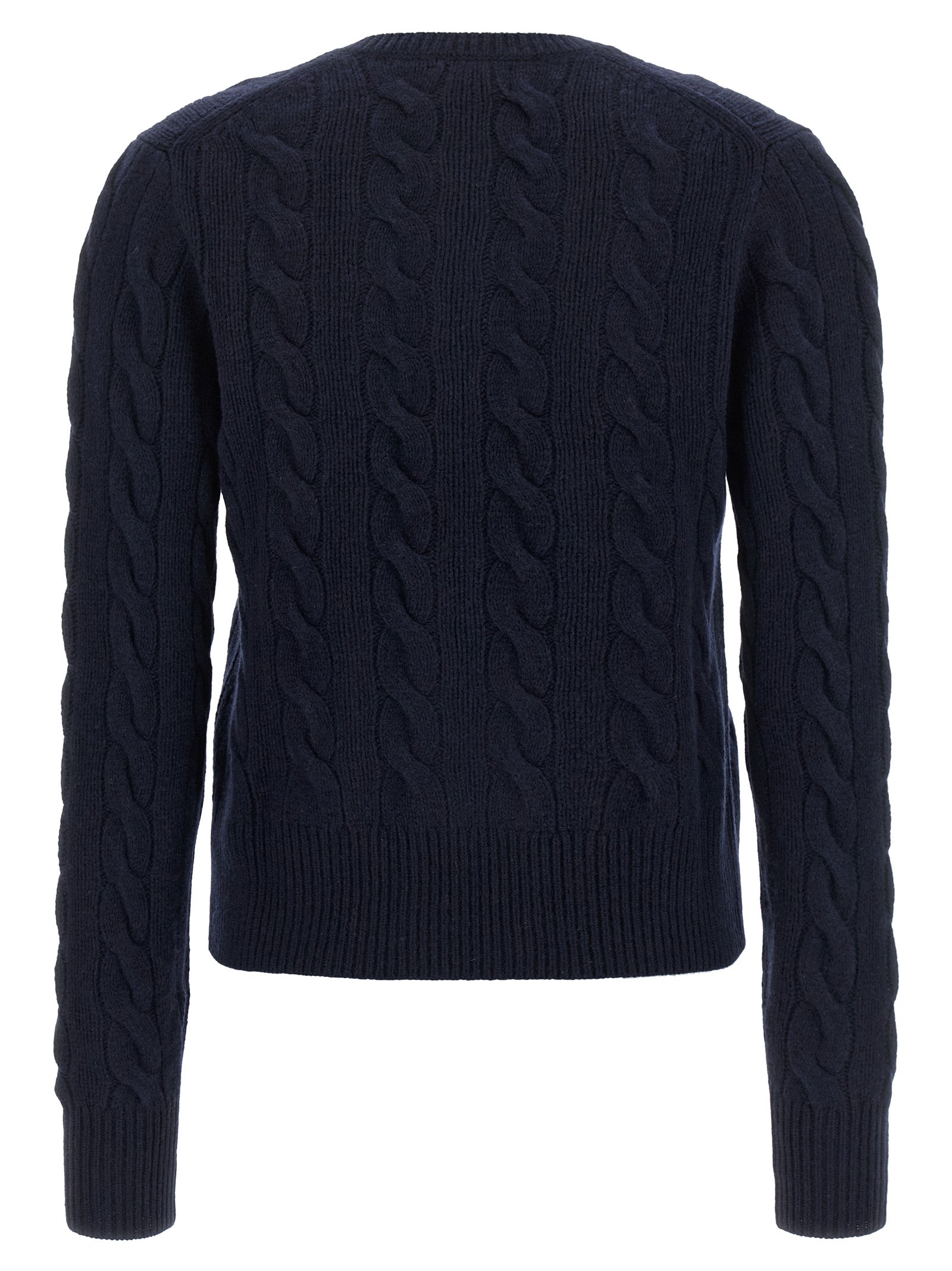 Polo Ralph Lauren Blue Wool Cardigan