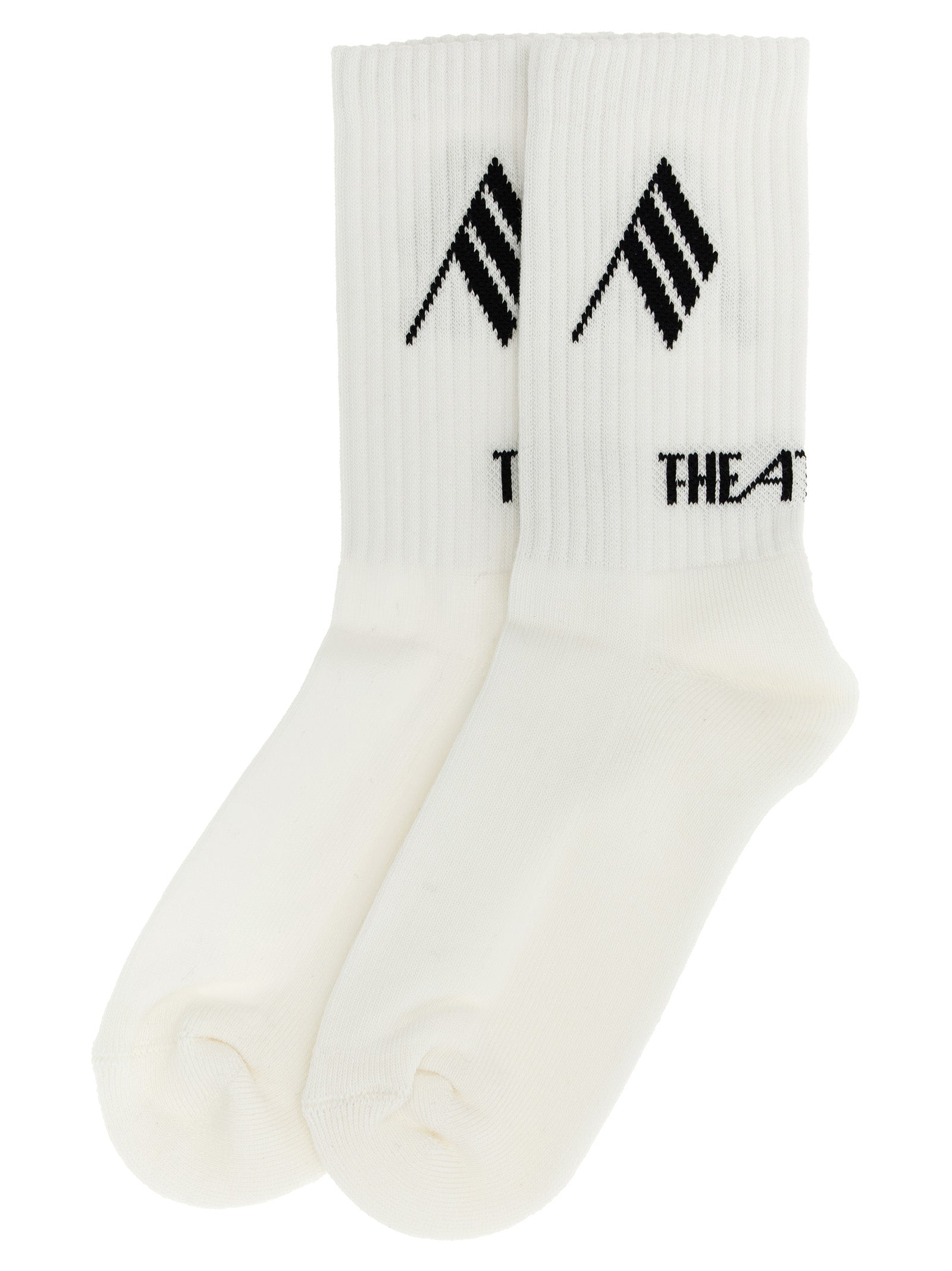 The Attico Bicolor Cotton Socks