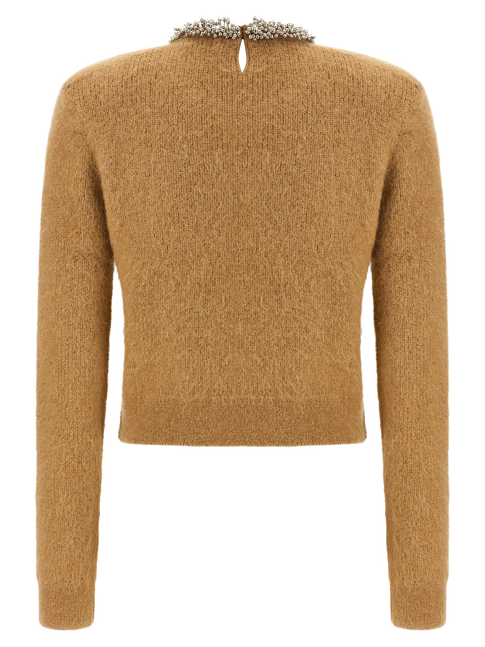 Self-Portrait Brown Polyester Cardigan