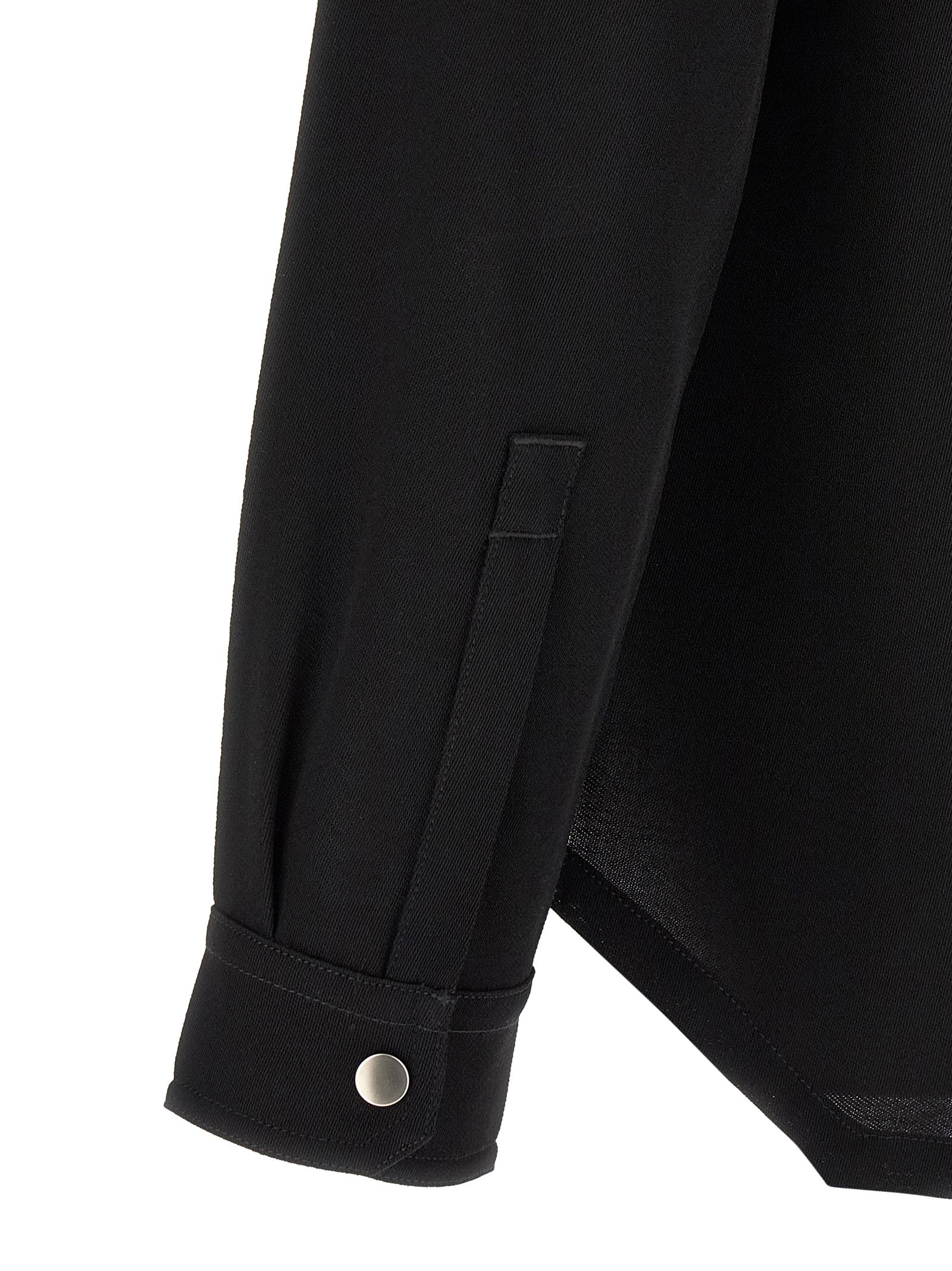 Rick Owens Black Cotton Blouse