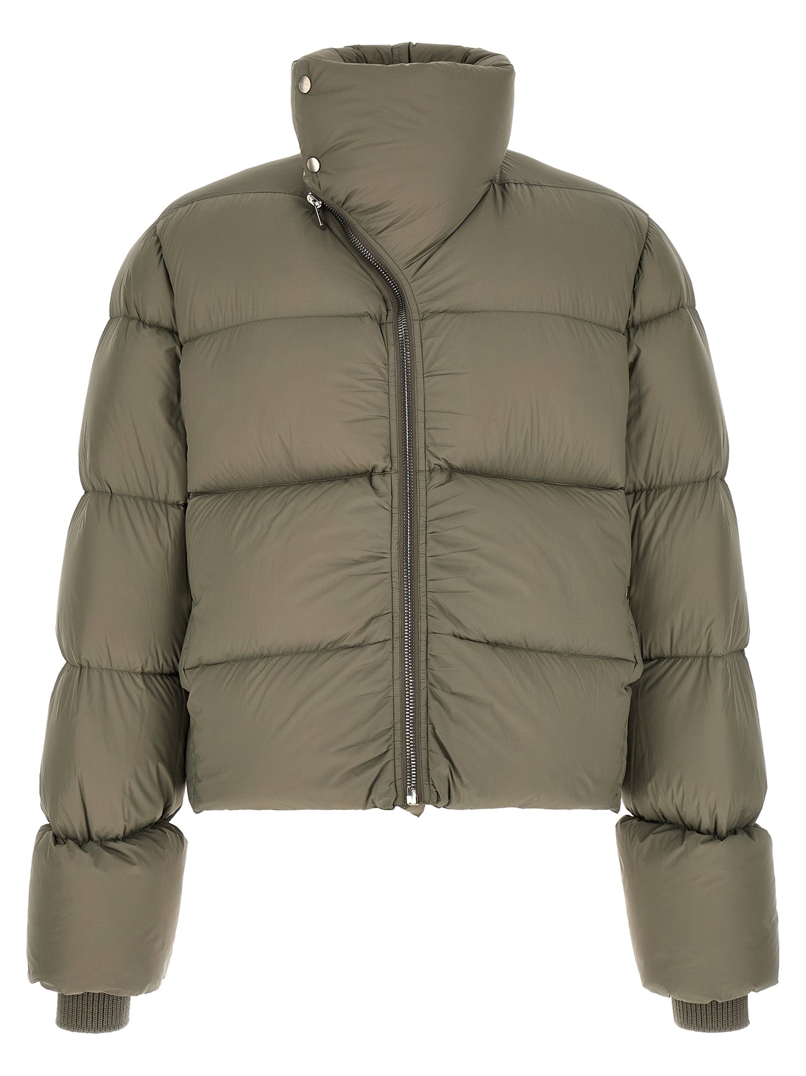 Rick Owens Bicolor Nylon Full-Length Jacket