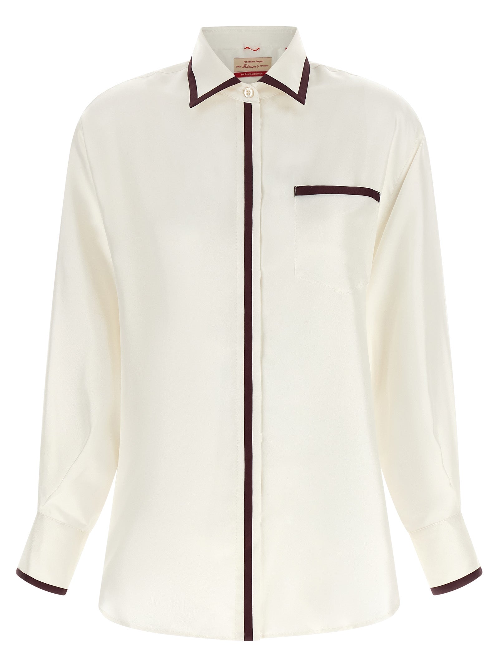 F.R.S. - FOR RESTLESS SLEEPERS White Silk Blouse