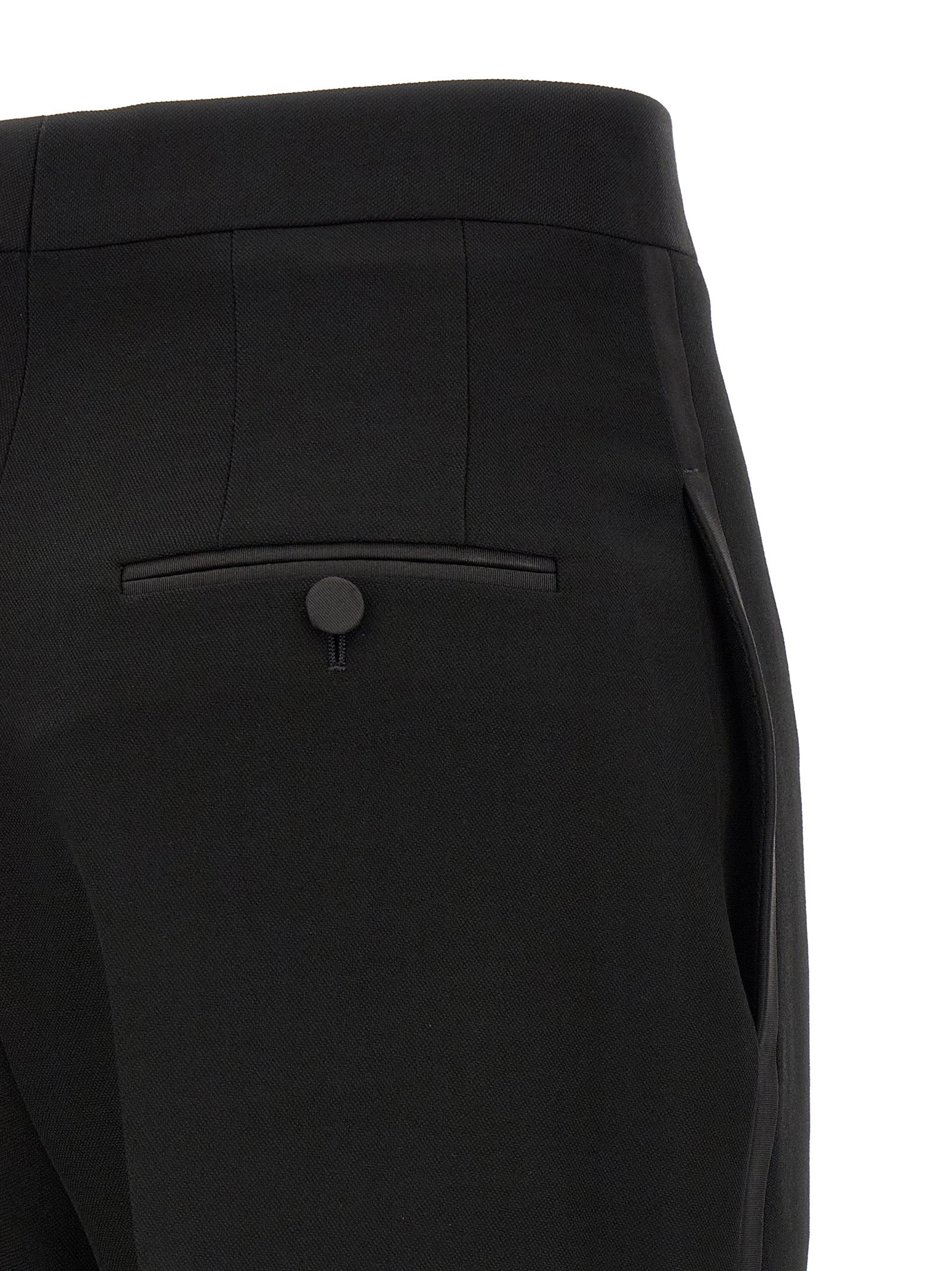 Tom Ford Black Wool Dress Pants