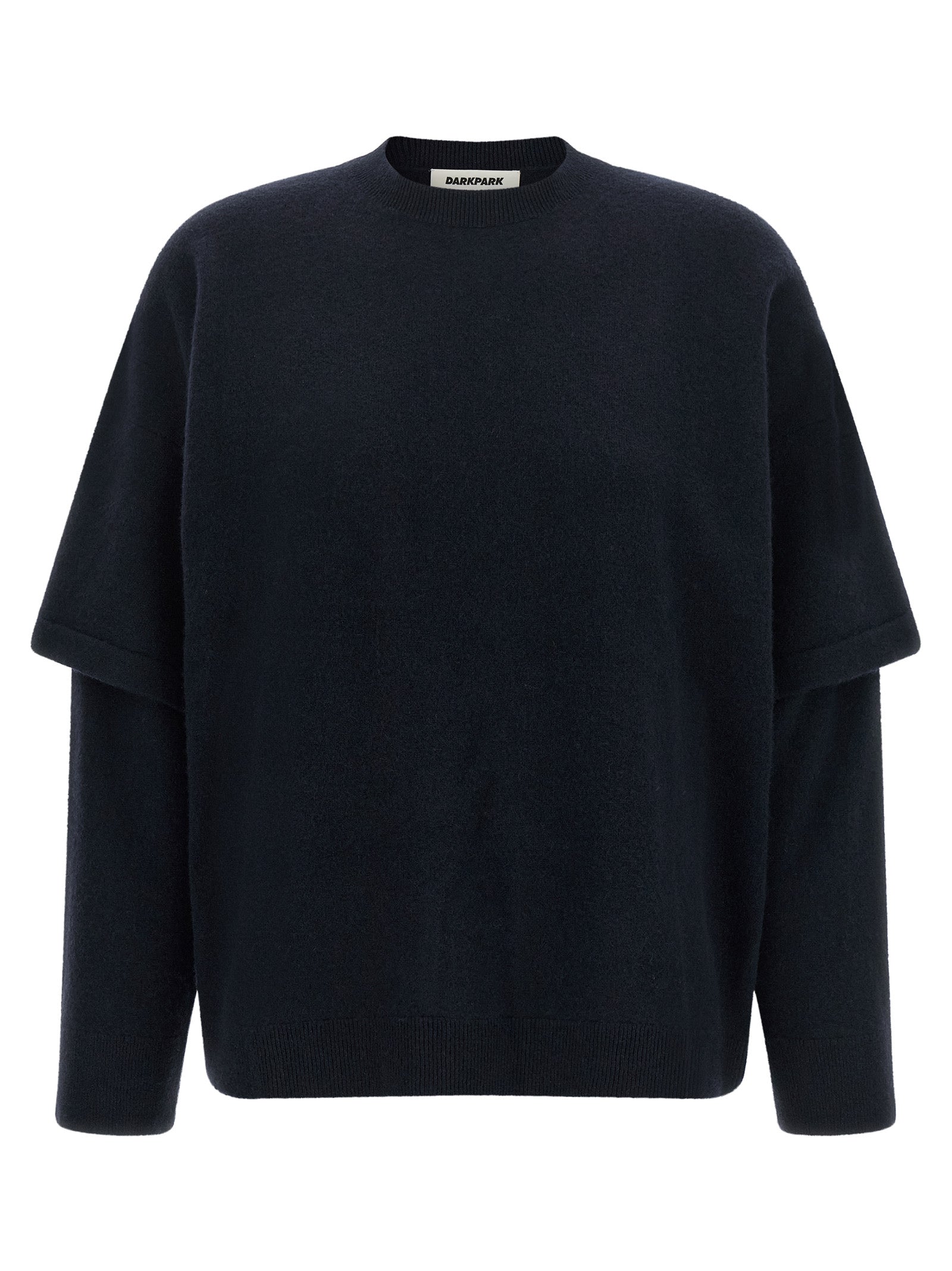 Darkpark Blue Merino Wool Cardigan