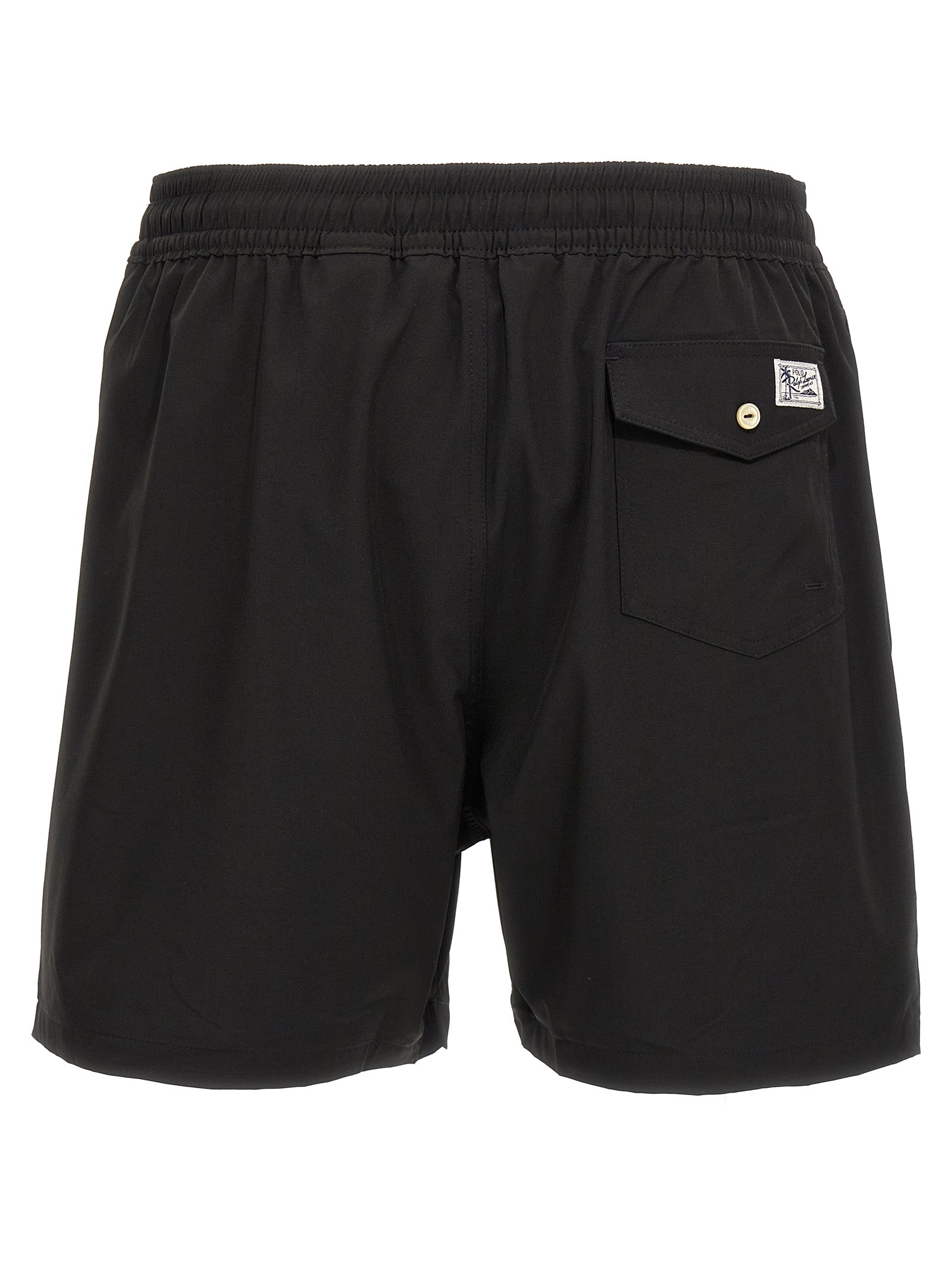 Polo Ralph Lauren Black Polyester Shorts