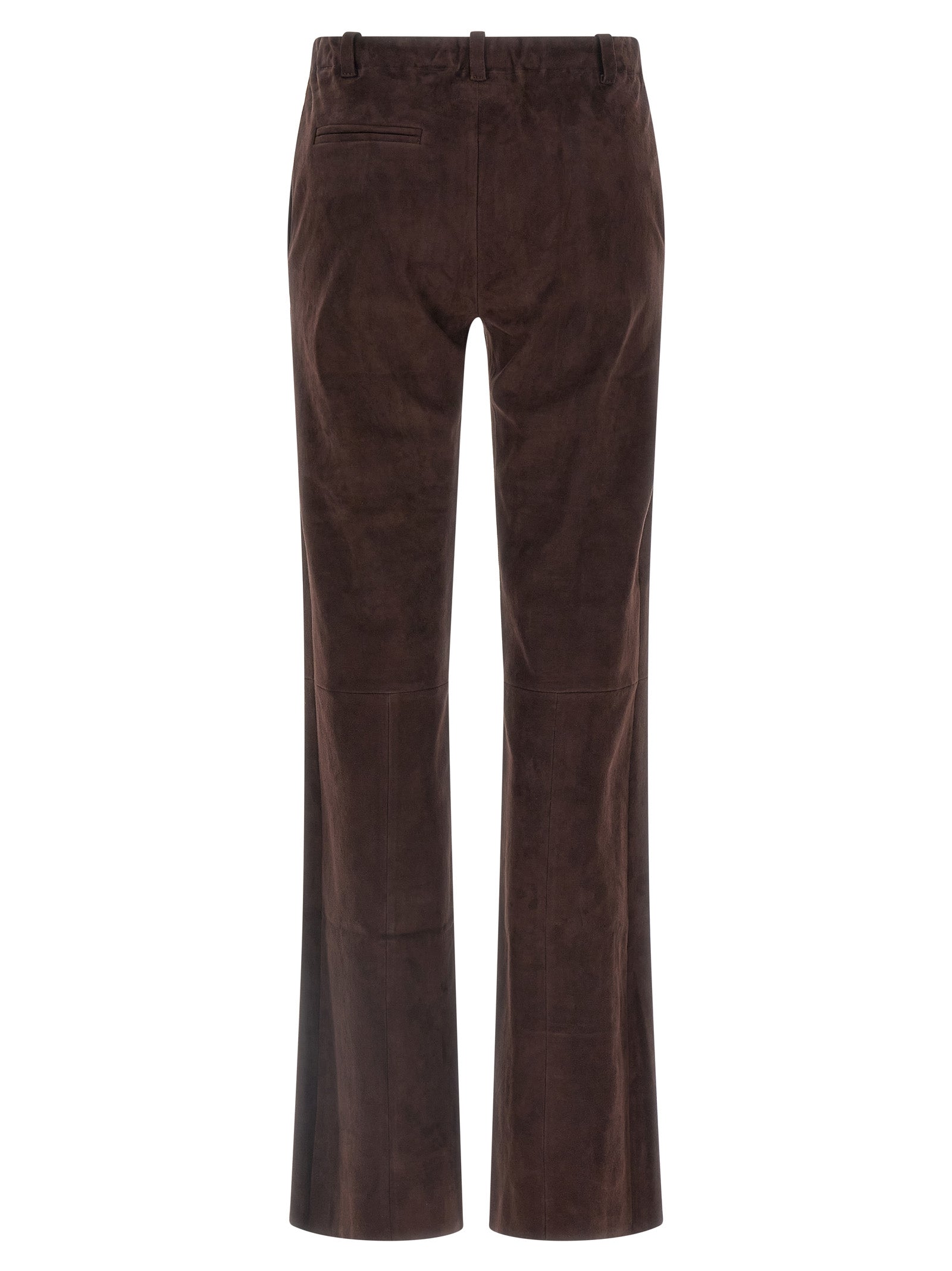 STOULS Brown Leather Pants
