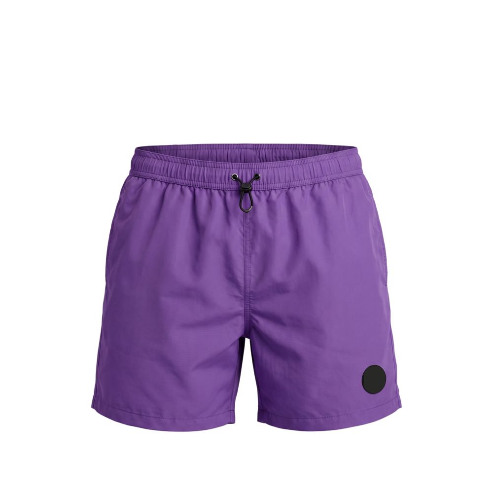 Trussardi Beachwear Purple Polyester Men Swim Short