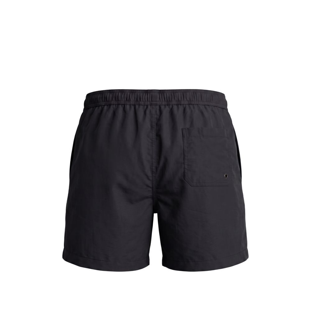 Trussardi Beachwear Black Polyester Men's Swim Short