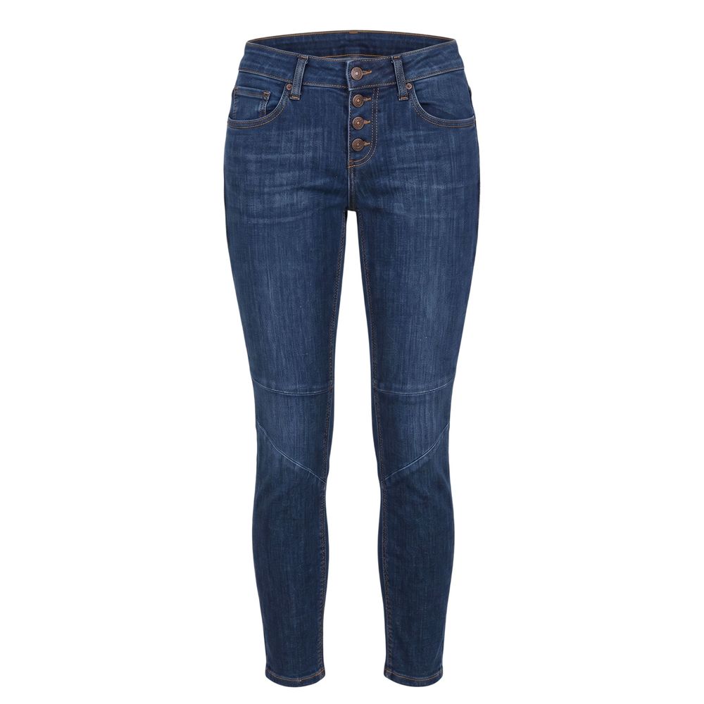 Object Blue Cotton Women's Jeans