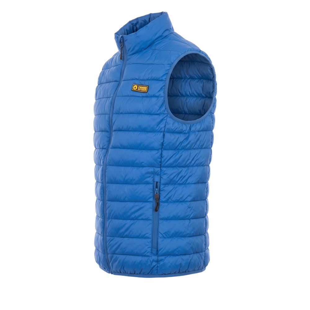 Ciesse Outdoor Blue Polyester Men Sleeveless Jacket