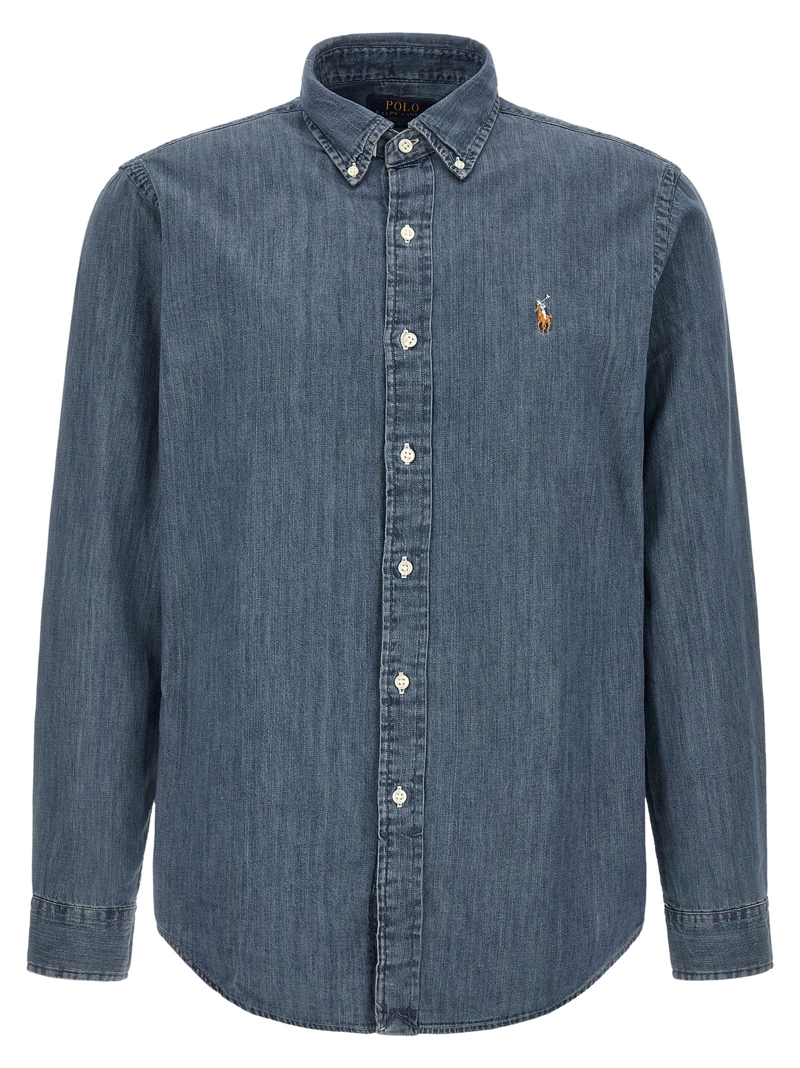 Polo Ralph Lauren Blue Cotton Blouse