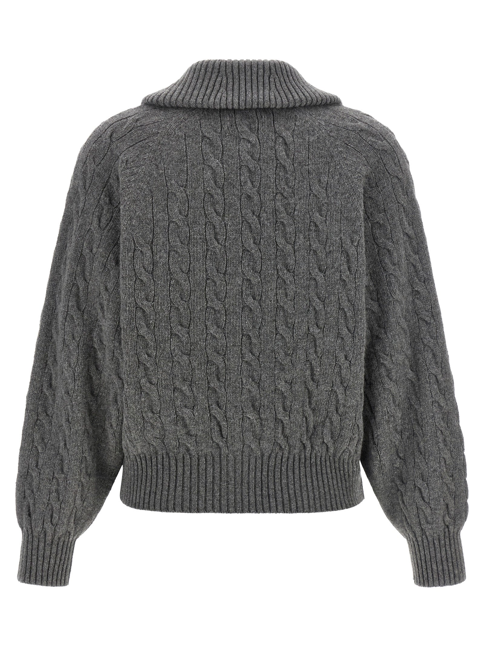 Polo Ralph Lauren Gray Wool Cardigan