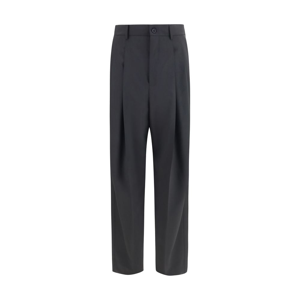 Dolce & Gabbana Black Wool Oves Aries Dress Pants