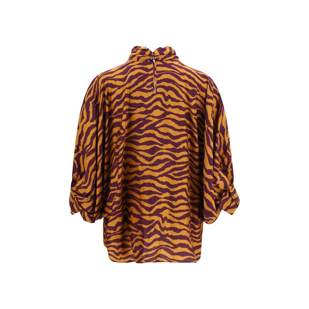 Kristina Ti Orange Viscose Blouse